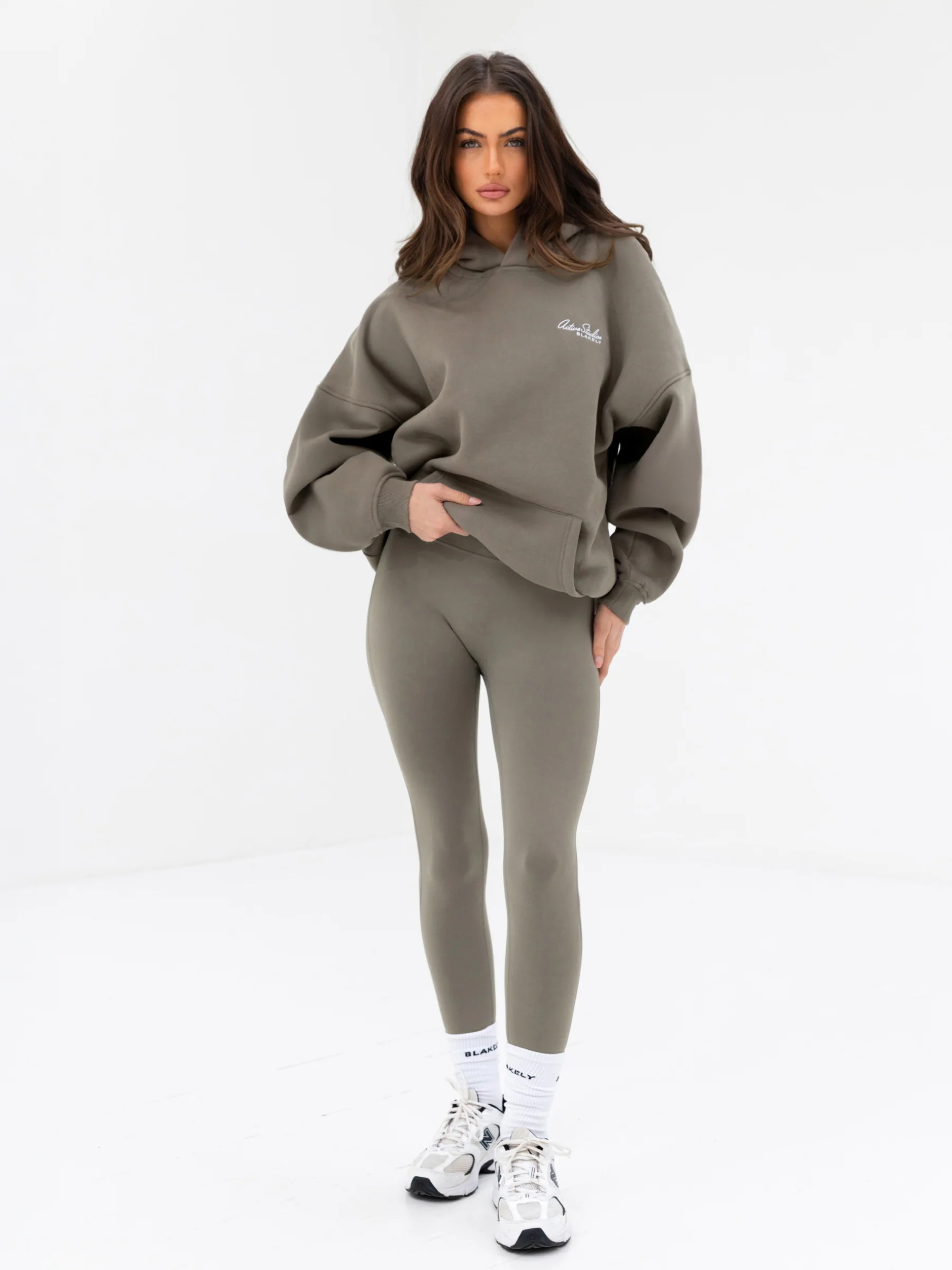 Addie Oversized Hoodie - Safari Green - Image 3