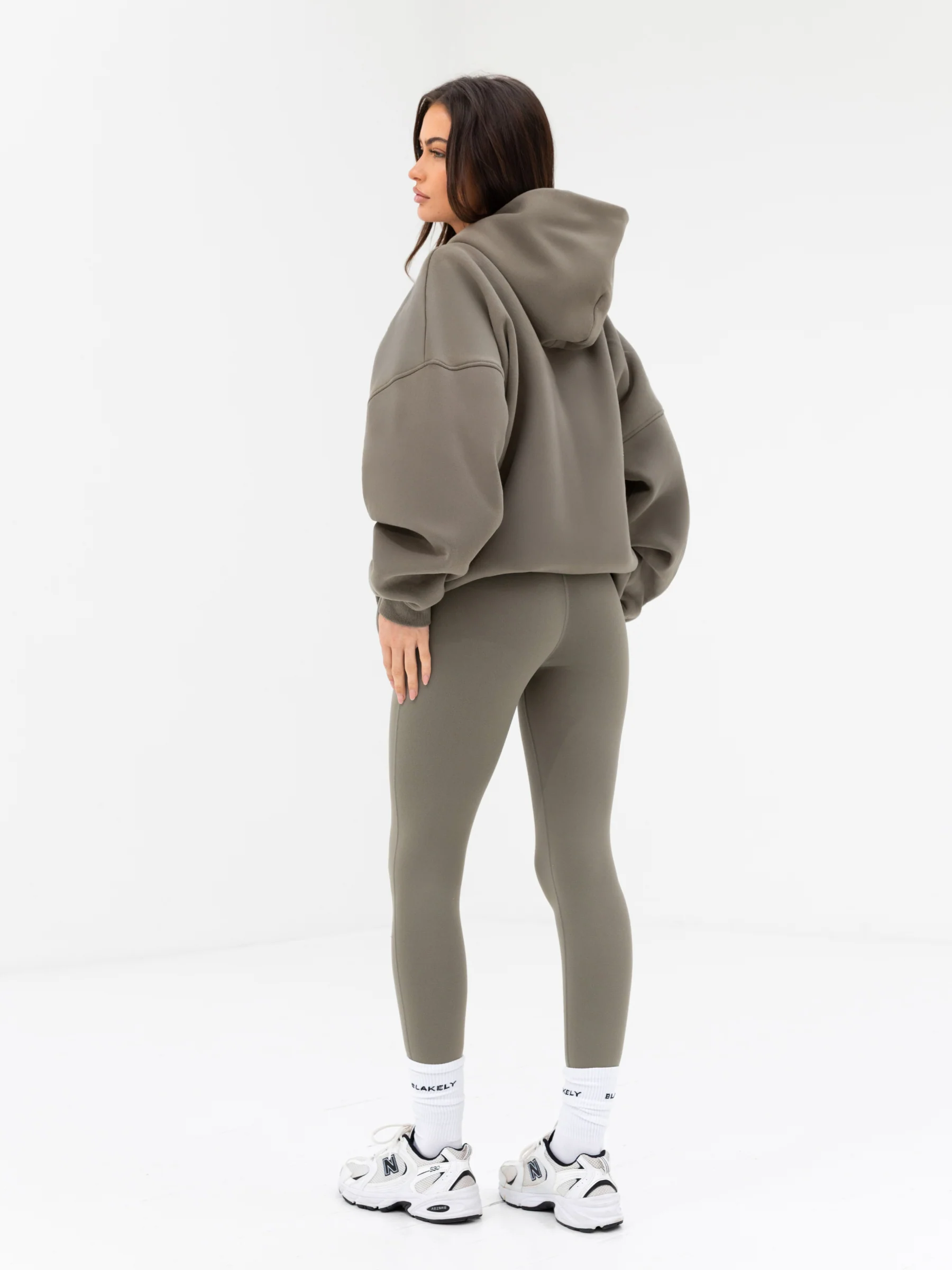 Addie Oversized Hoodie - Safari Green - Image 4
