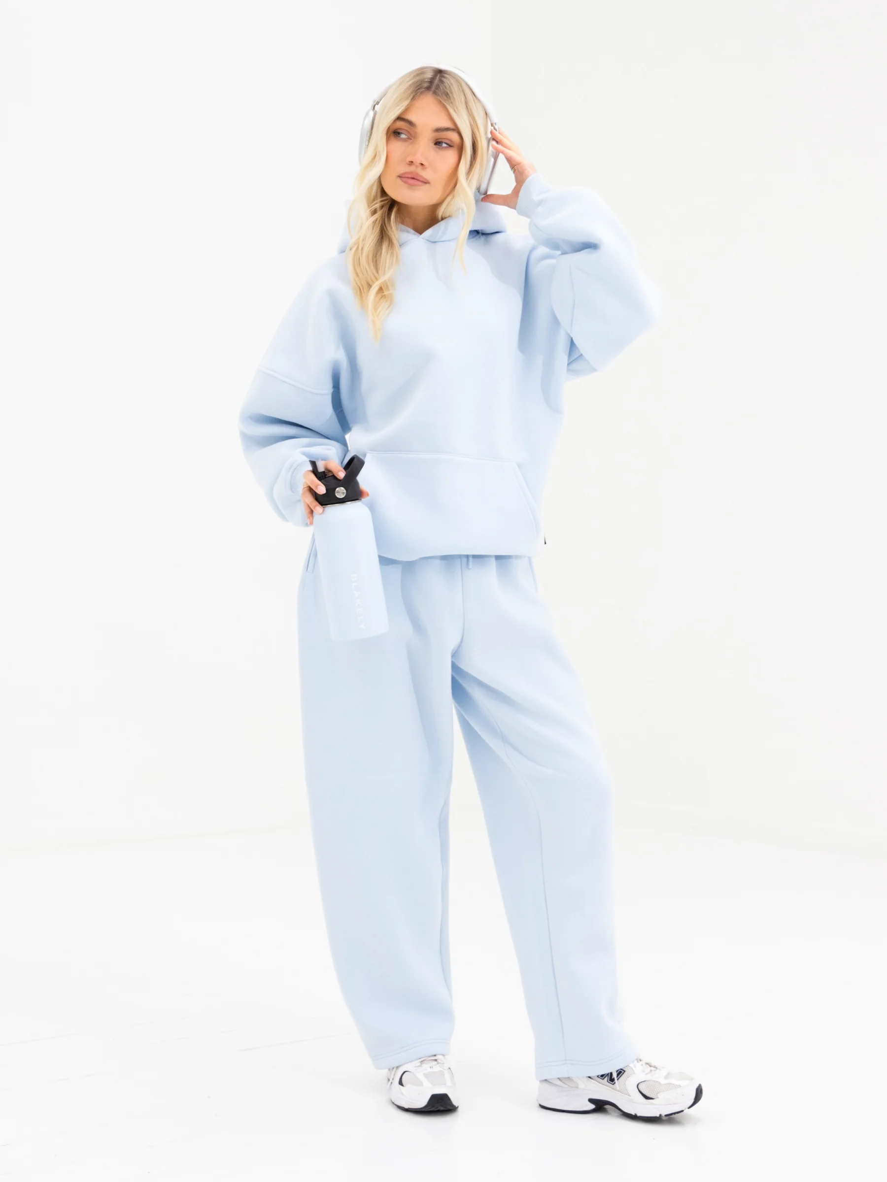 Alexis Oversized Hoodie - Powder Blue - Image 6