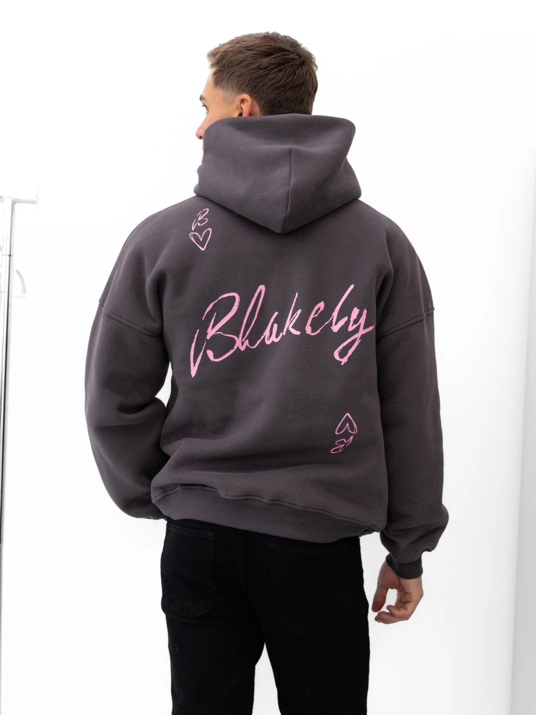 Amos Relaxed Hoodie - Charcoal