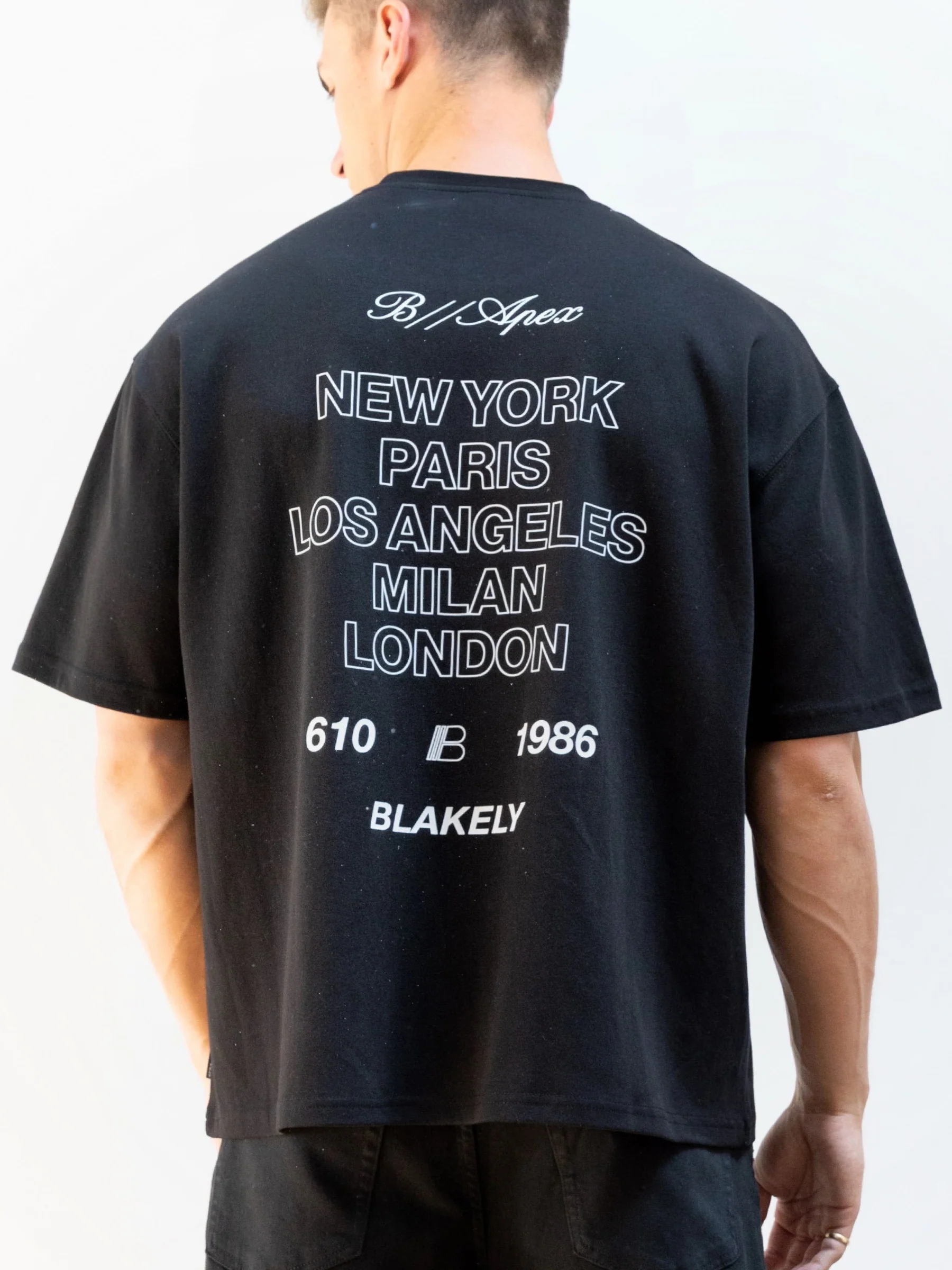 Apex City Unfitted T-Shirt - Black - Image 5