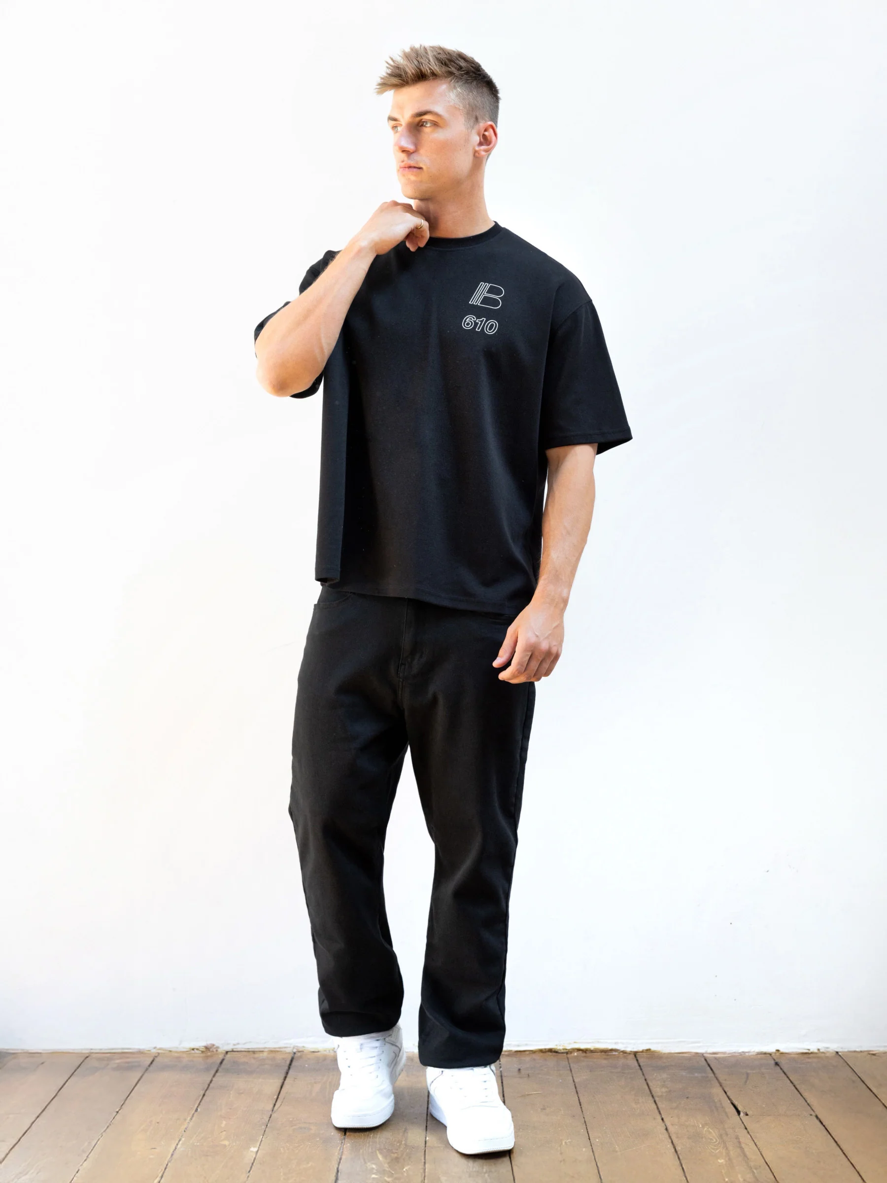 Apex City Unfitted T-Shirt - Black - Image 6