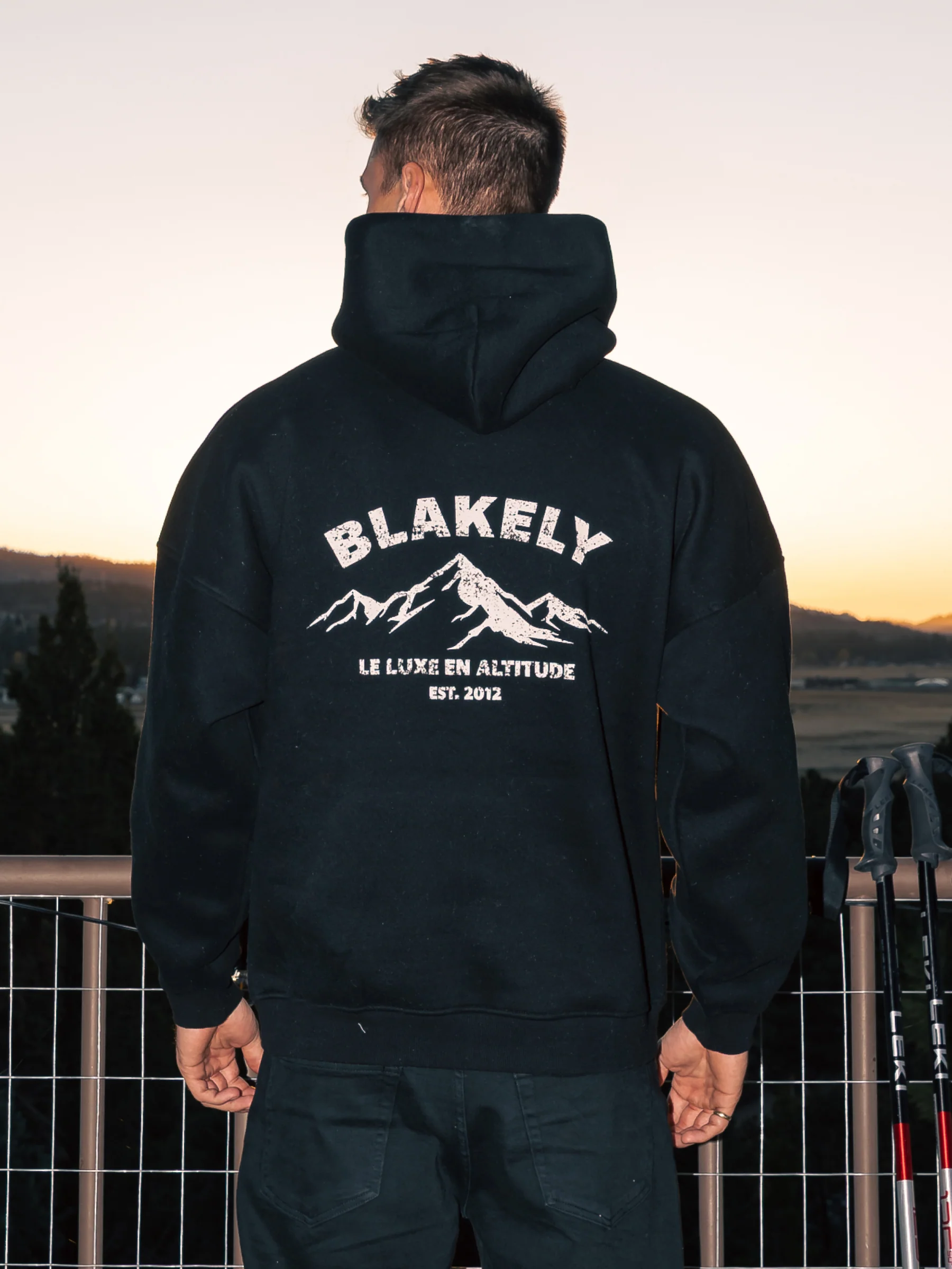 Arlow Altitude Relaxed Hoodie - Black