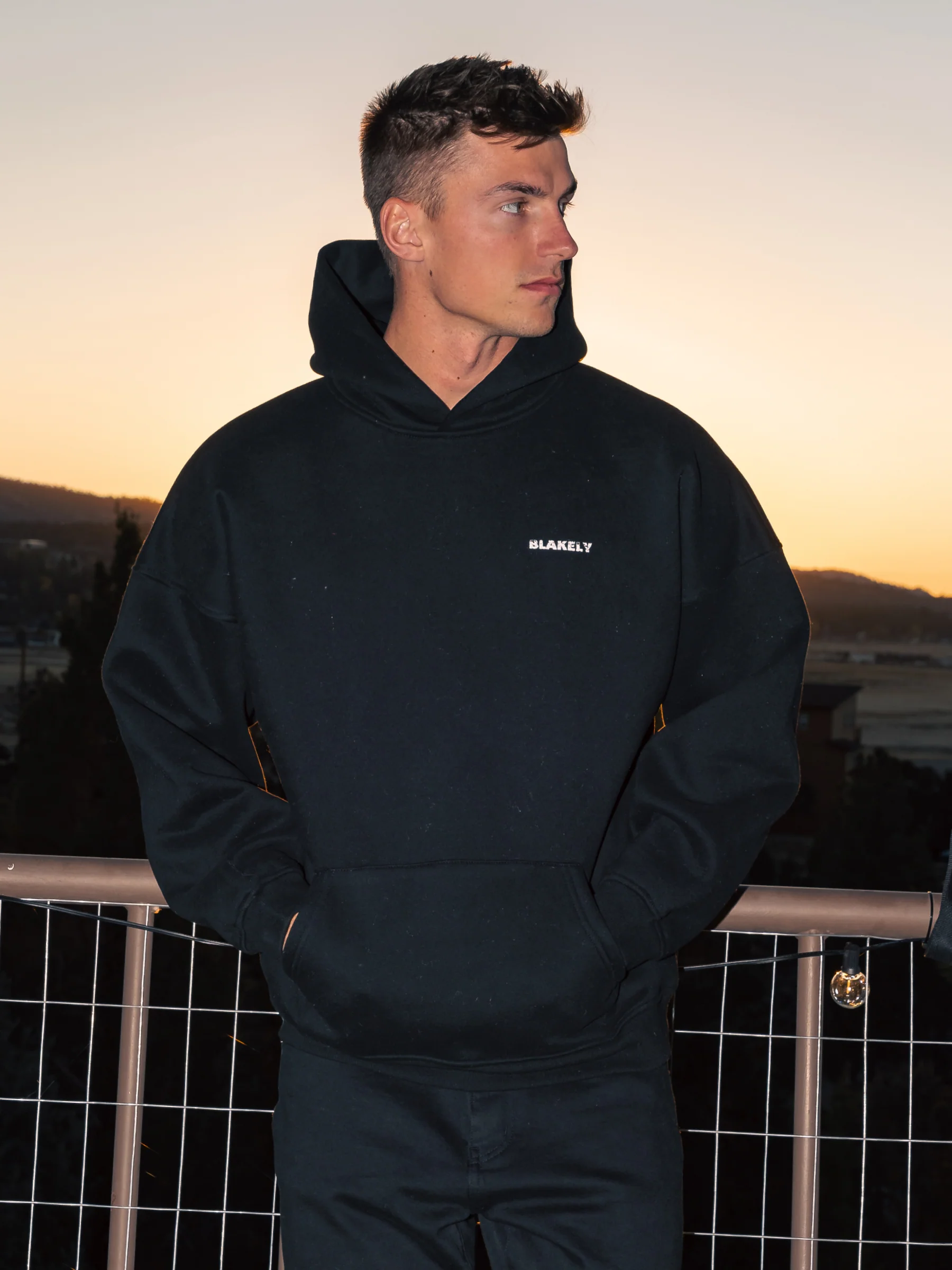 Arlow Altitude Relaxed Hoodie - Black - Image 2