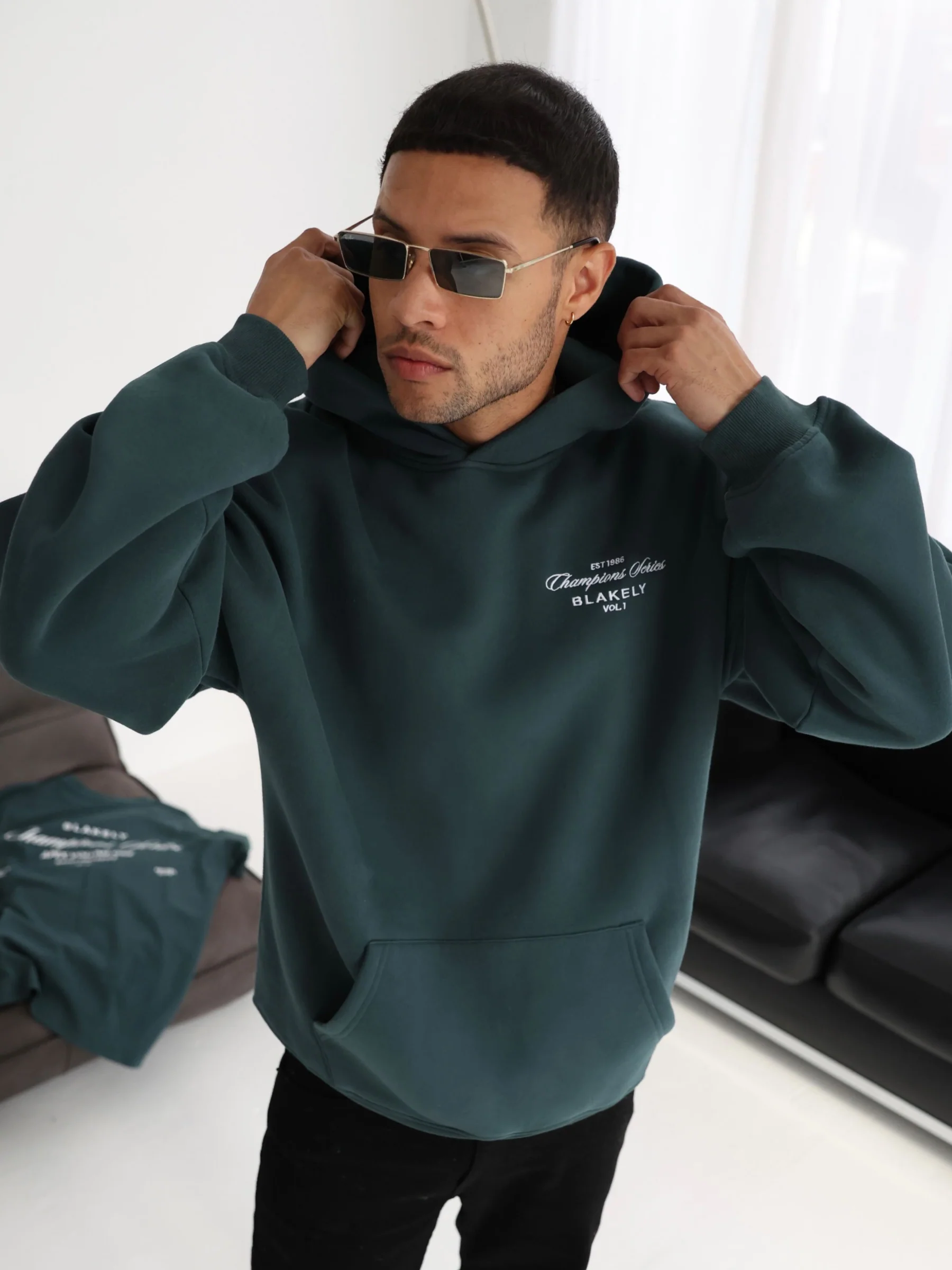 Champions Relaxed Hoodie - Teal Green - Image 5
