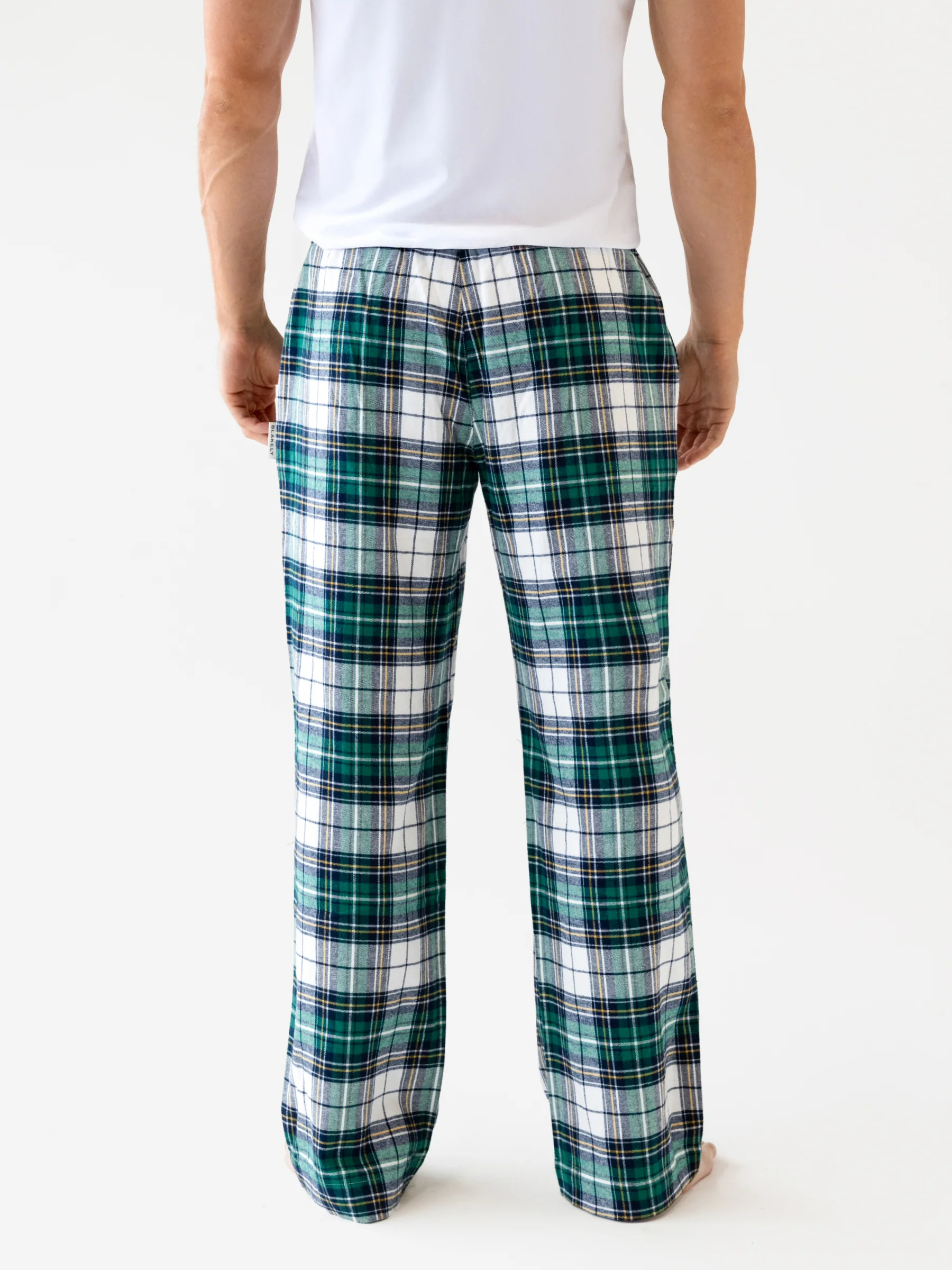 Chase Checked Trousers - Green Check - Image 2