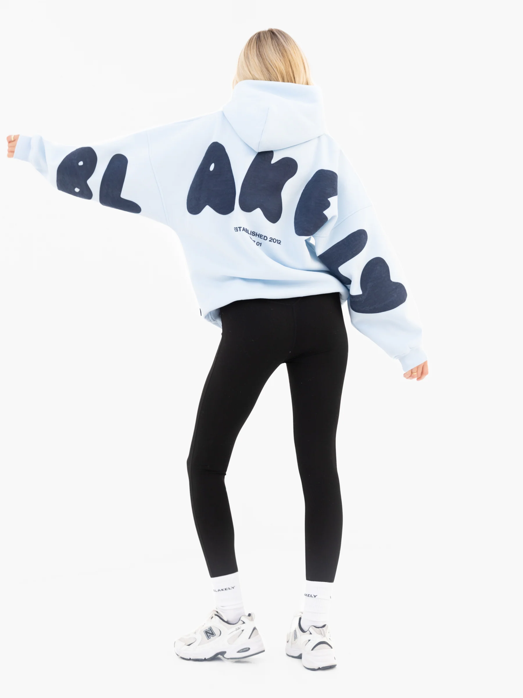 Cloud Isabel Oversized Hoodie - Soft Blue - Image 3