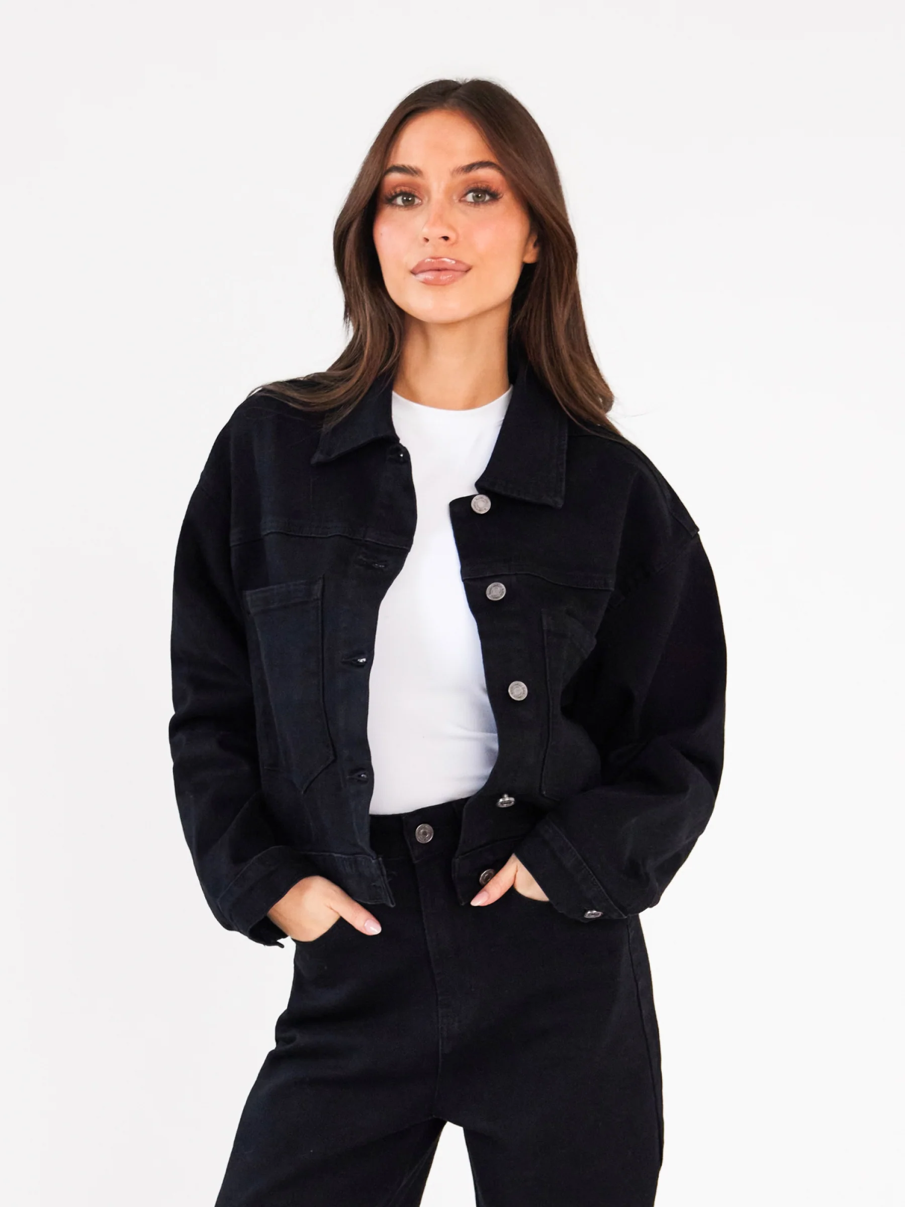 Blakely Denim Jacket - Black