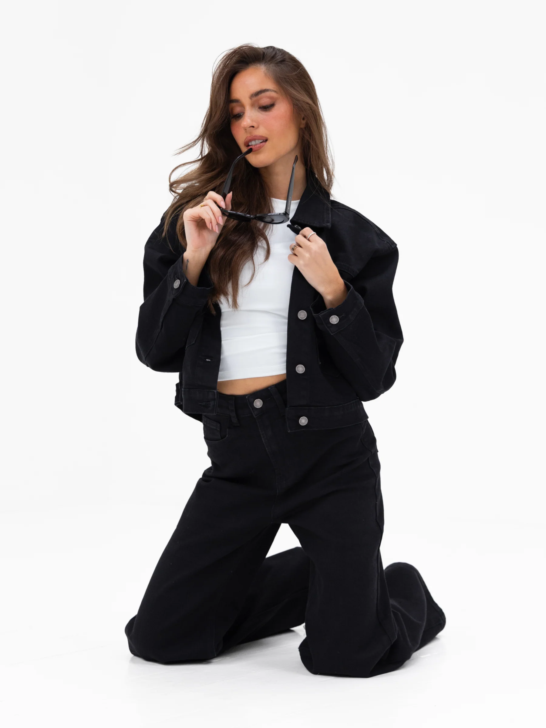 Blakely Denim Jacket - Black - Image 6