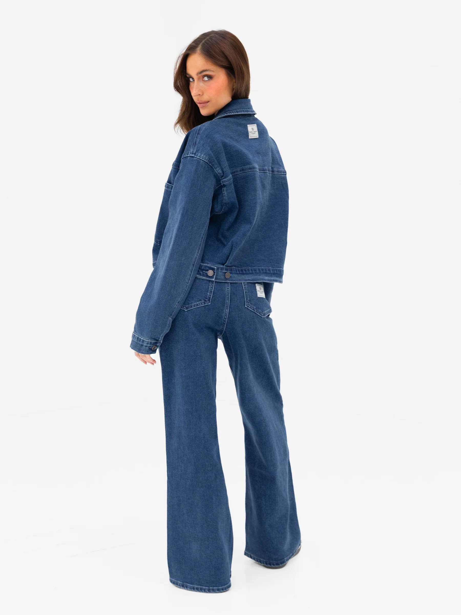 Blakely Denim Jacket - Dark Blue Wash - Image 4