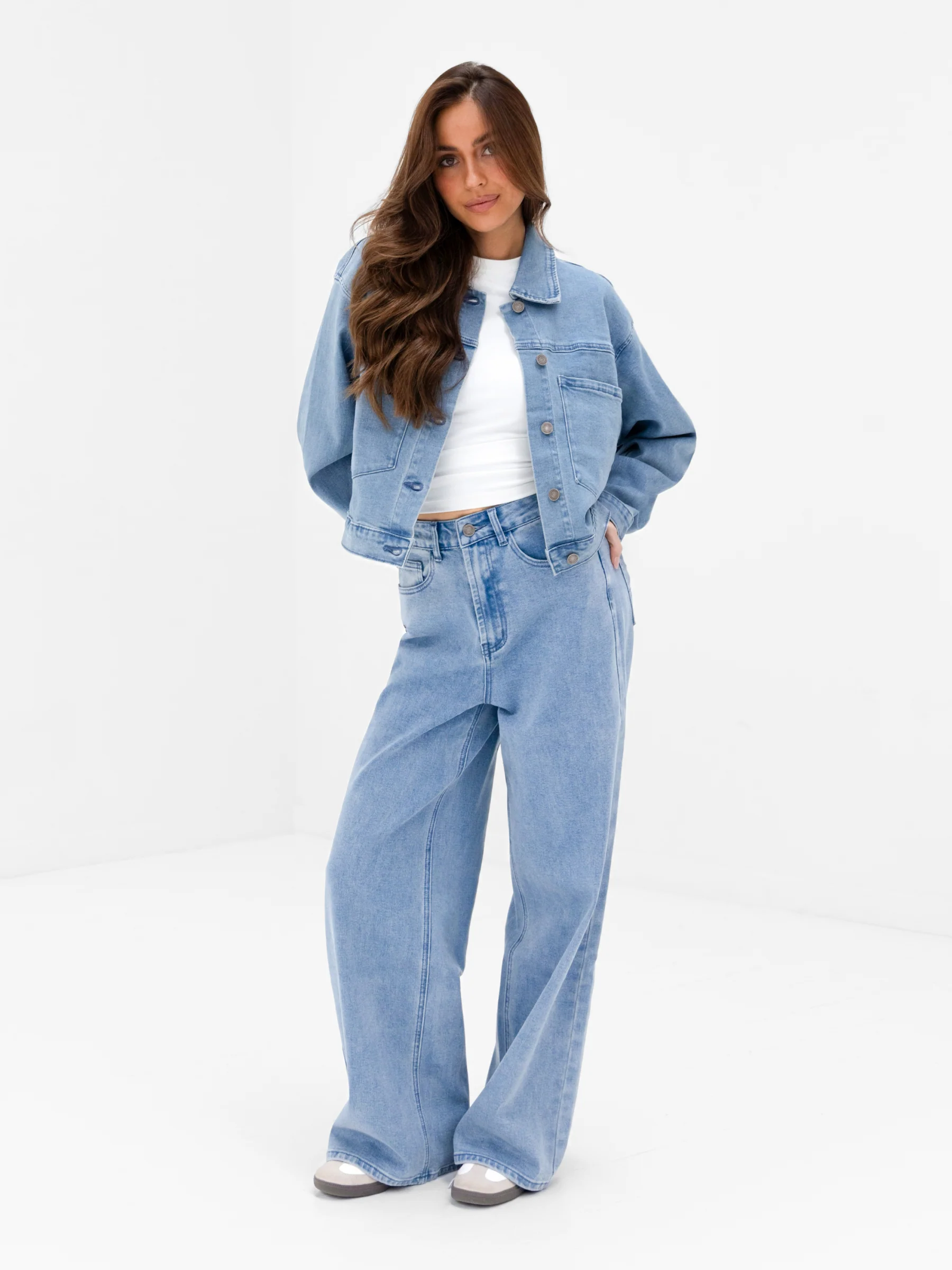 Blakely Denim Jacket - Light Blue - Image 6