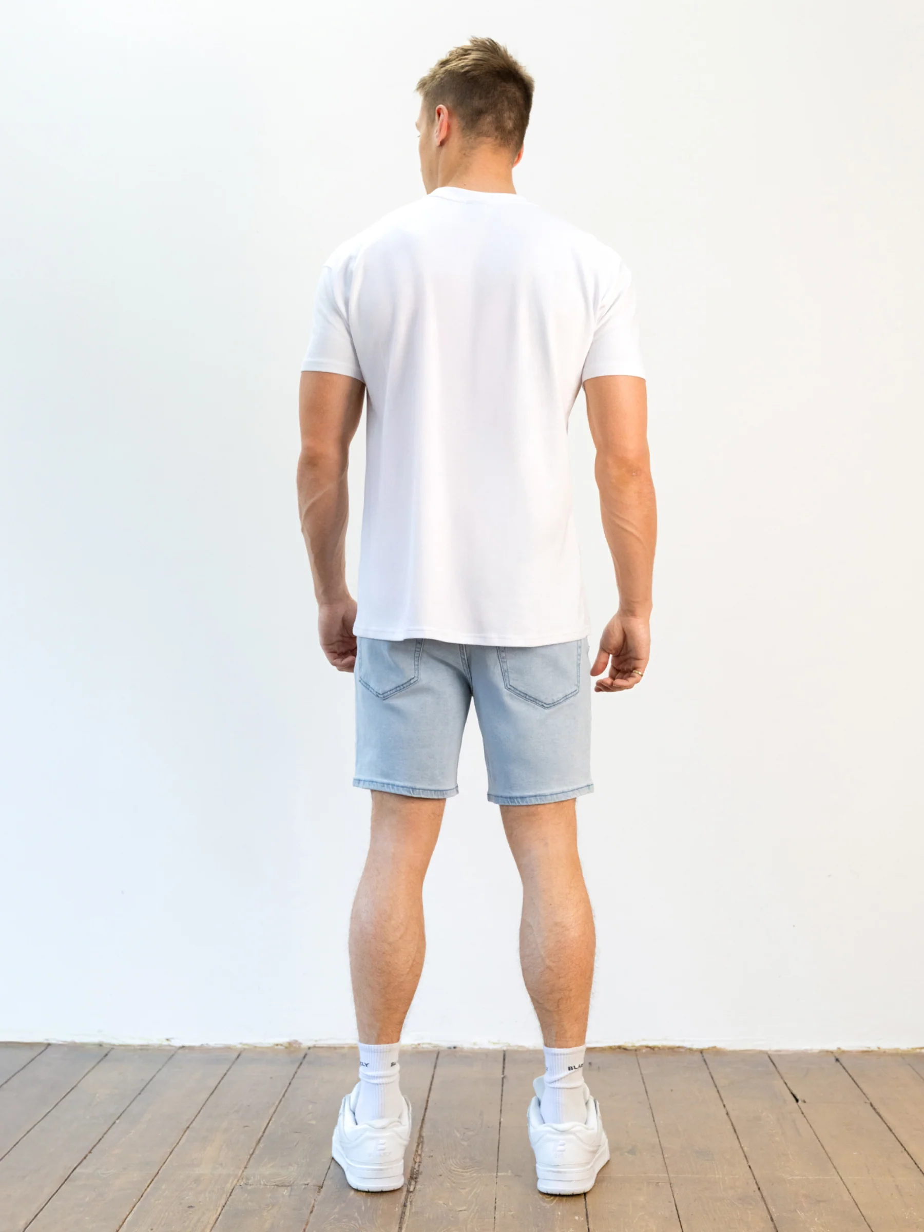Blakely Denim Shorts - Blue - Image 6