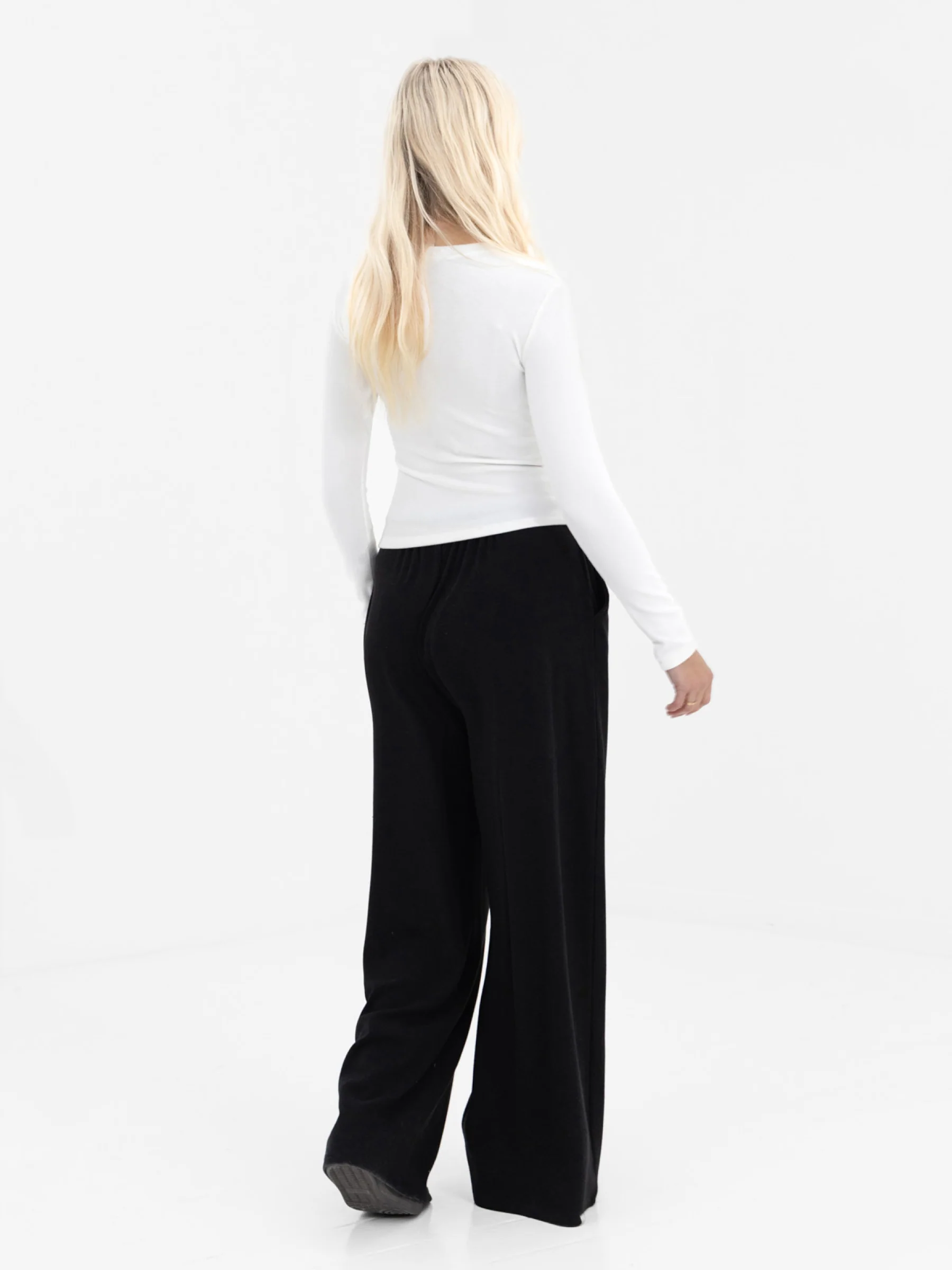 Ebony Long Sleeve Top - Warm White - Image 4