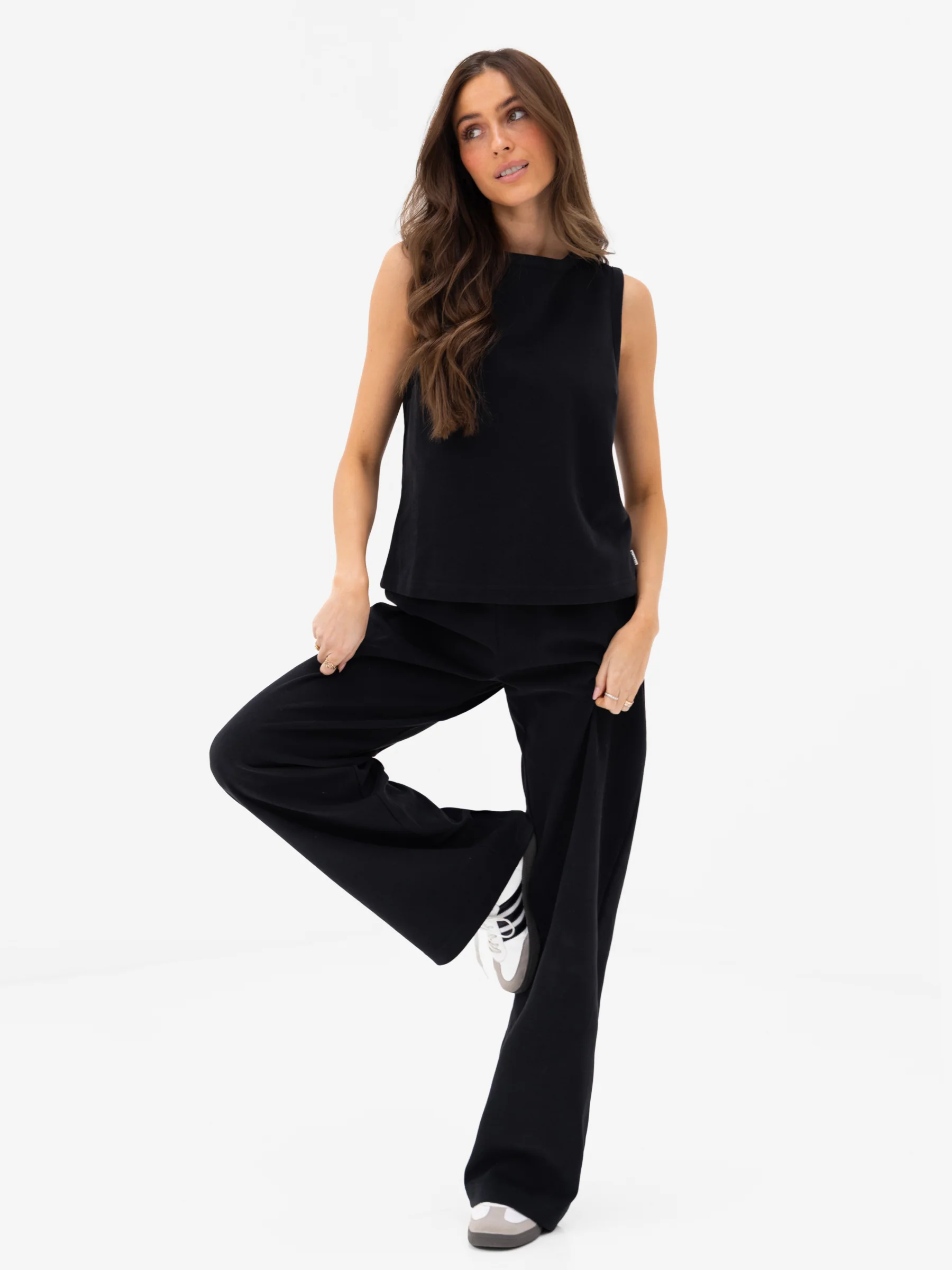 Emmy Button Up Vest - Black - Image 6