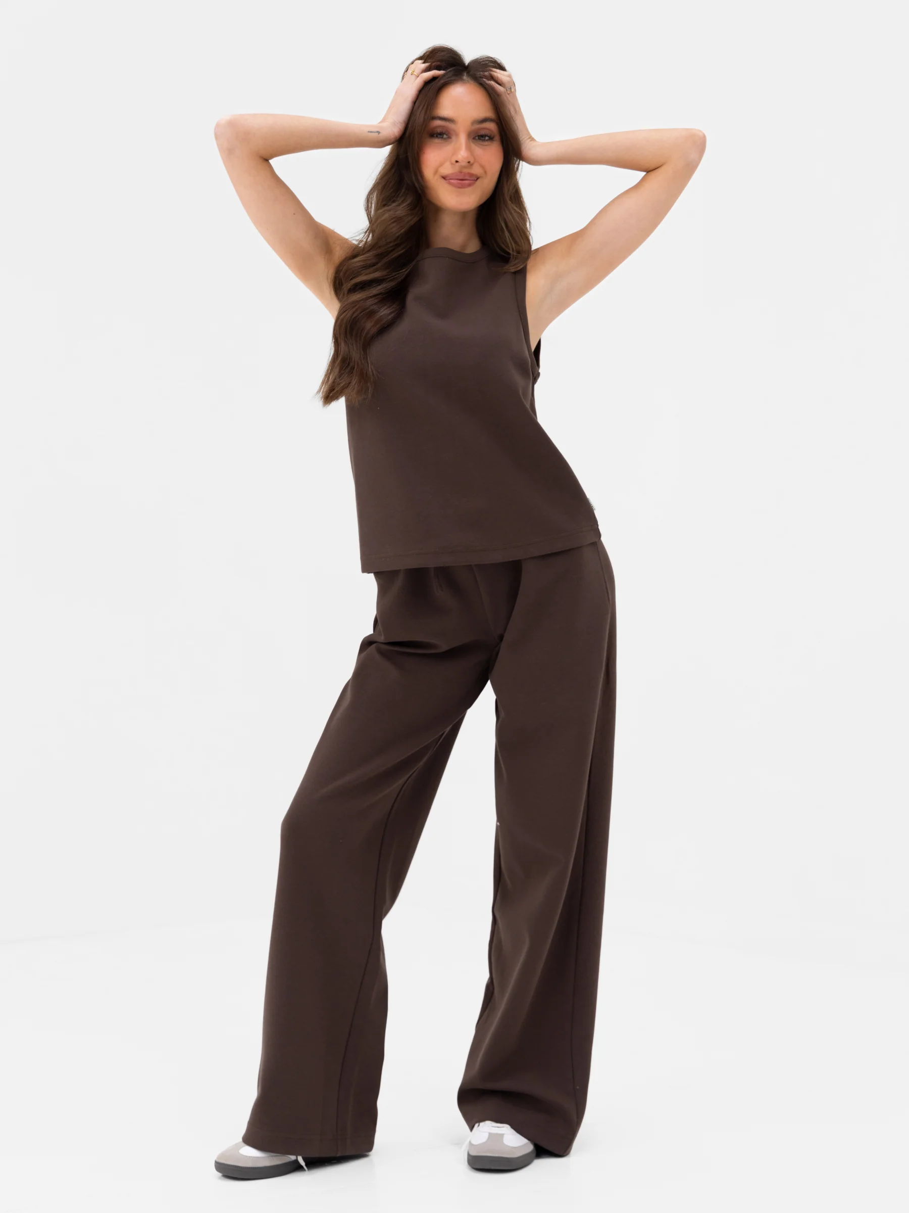 Emmy Button Up Vest - Mocha Brown - Image 6