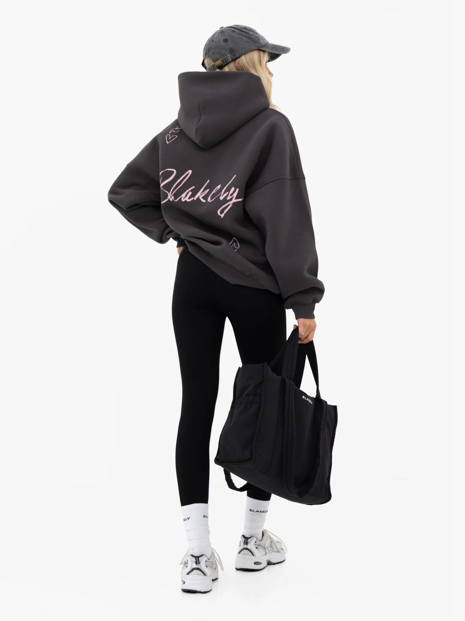 Esme Oversized Hoodie - Charcoal - Image 5