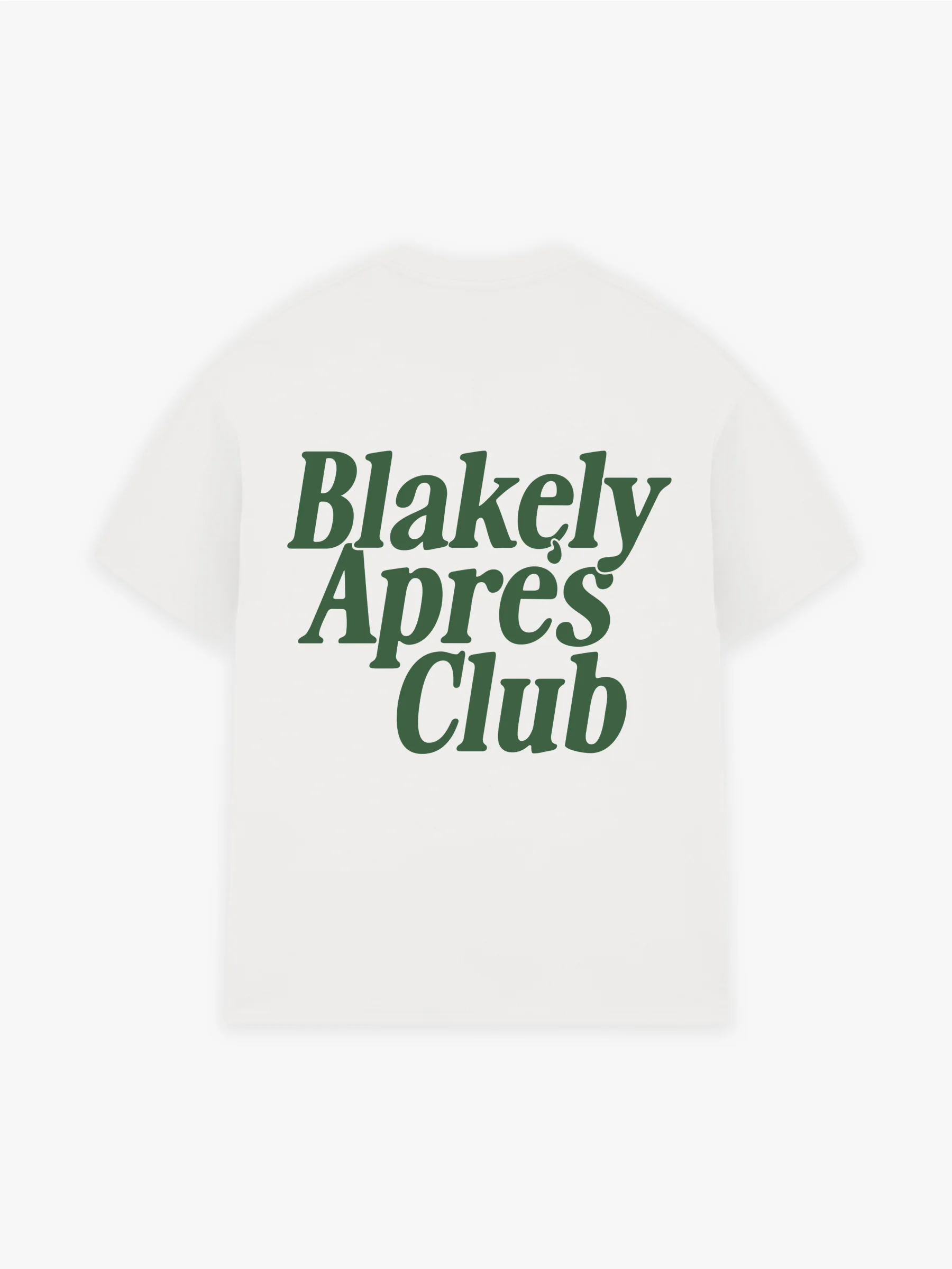 Halden Relaxed T-Shirt - Flat White & Dark Green - Image 3