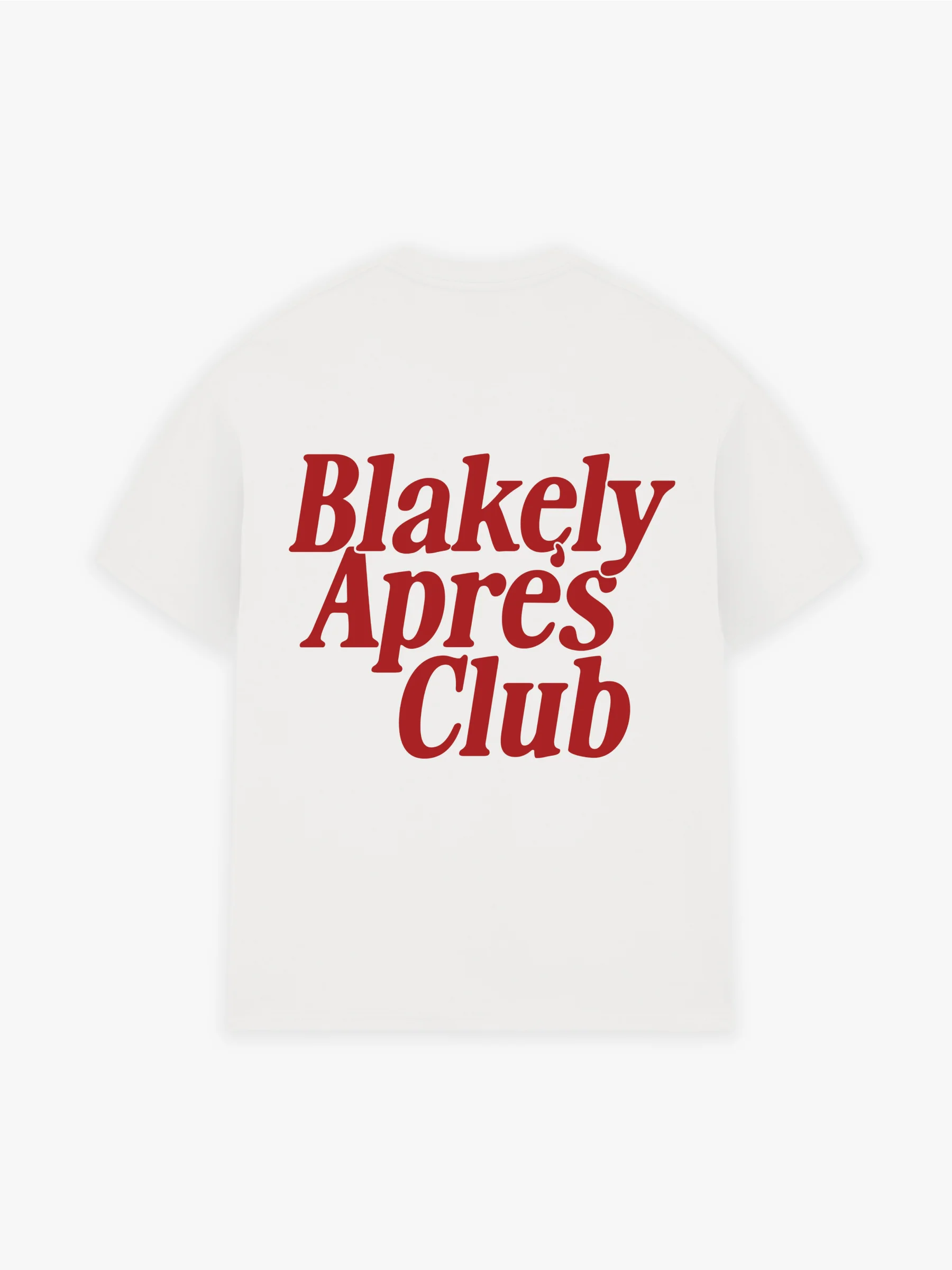 Halden Relaxed T-Shirt - Flat White & Red - Image 3