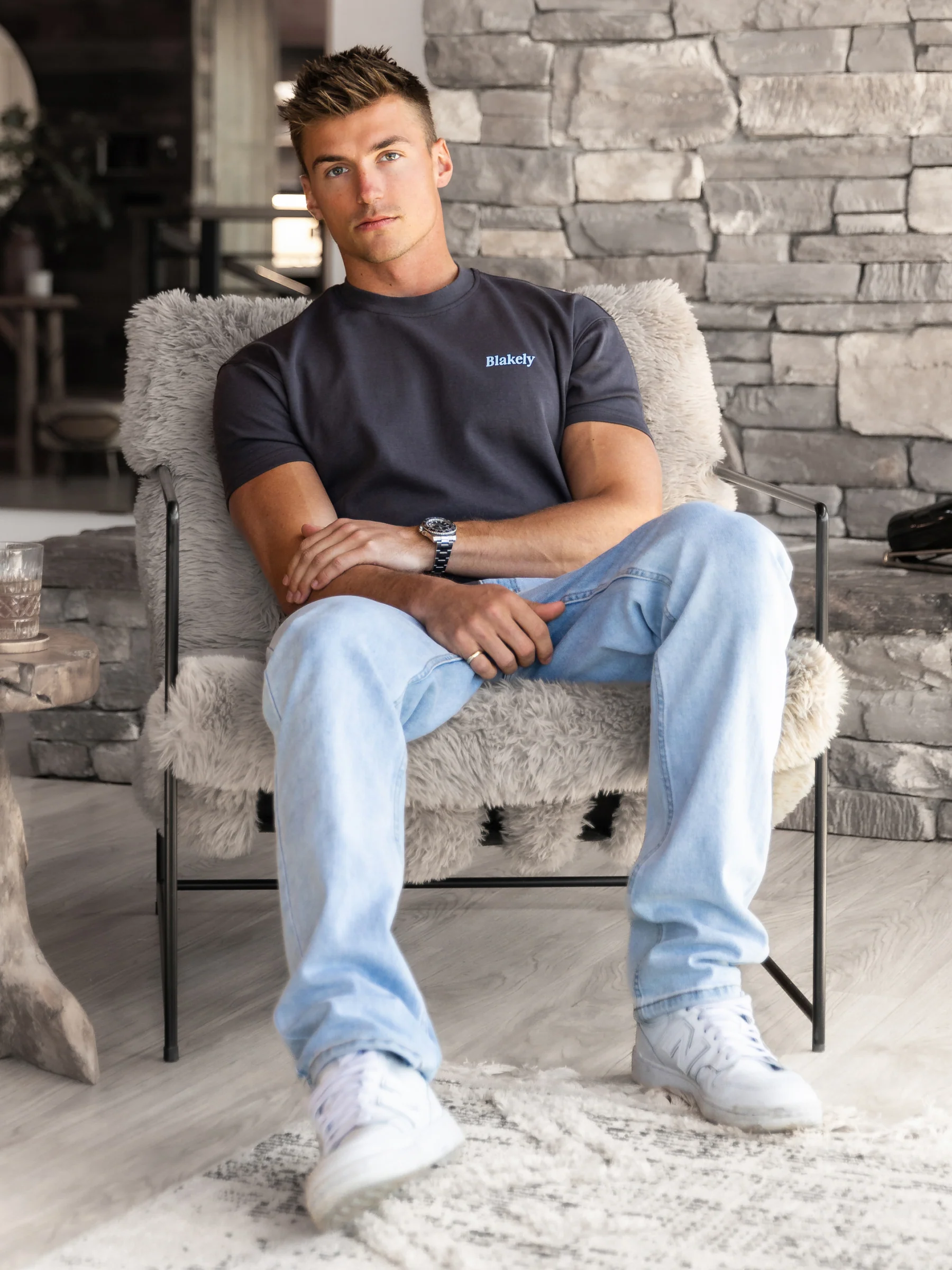 Halden Relaxed T-Shirt - Graphite - Image 6