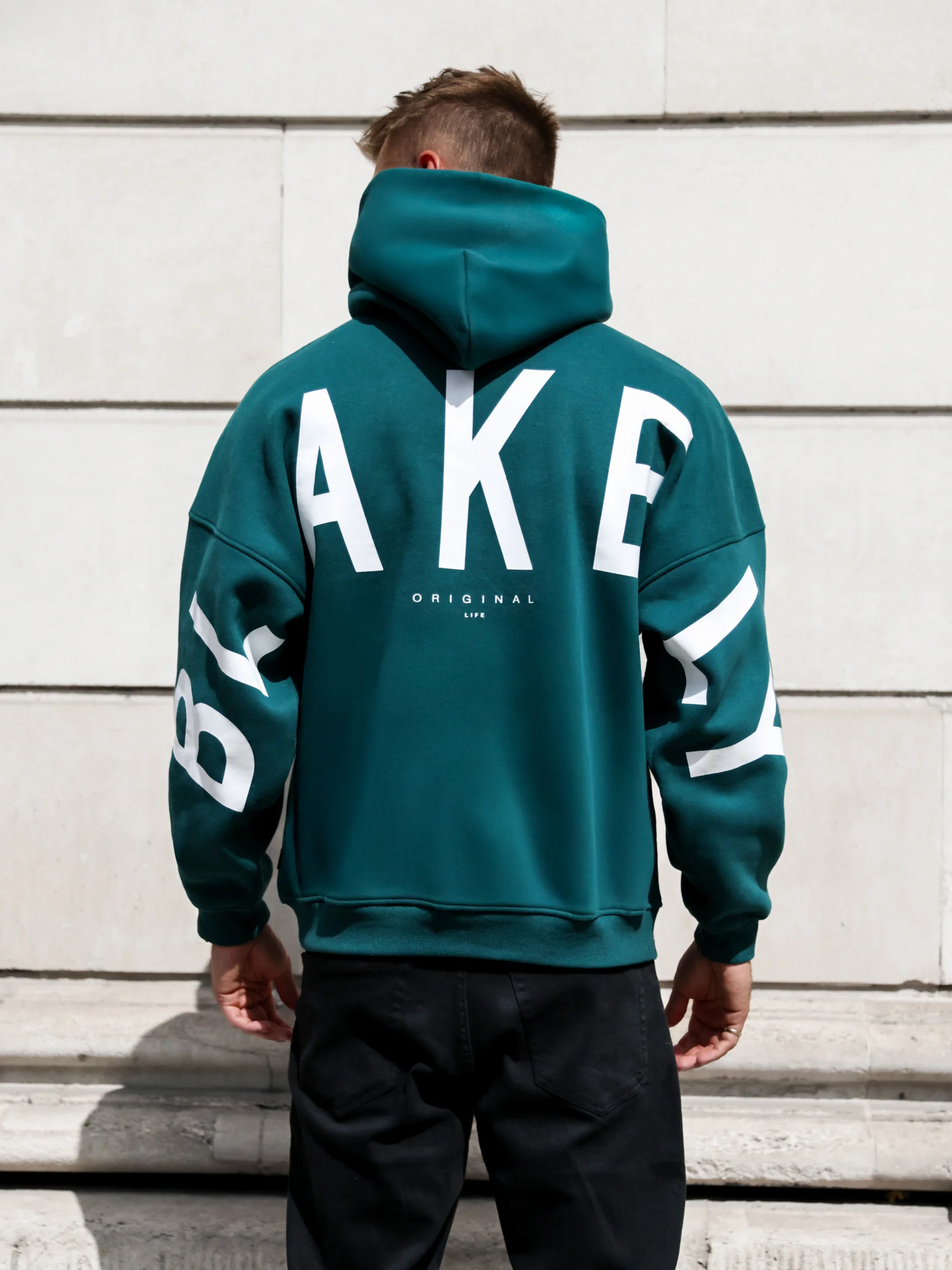 Idris Oversized Hoodie - Deep Green