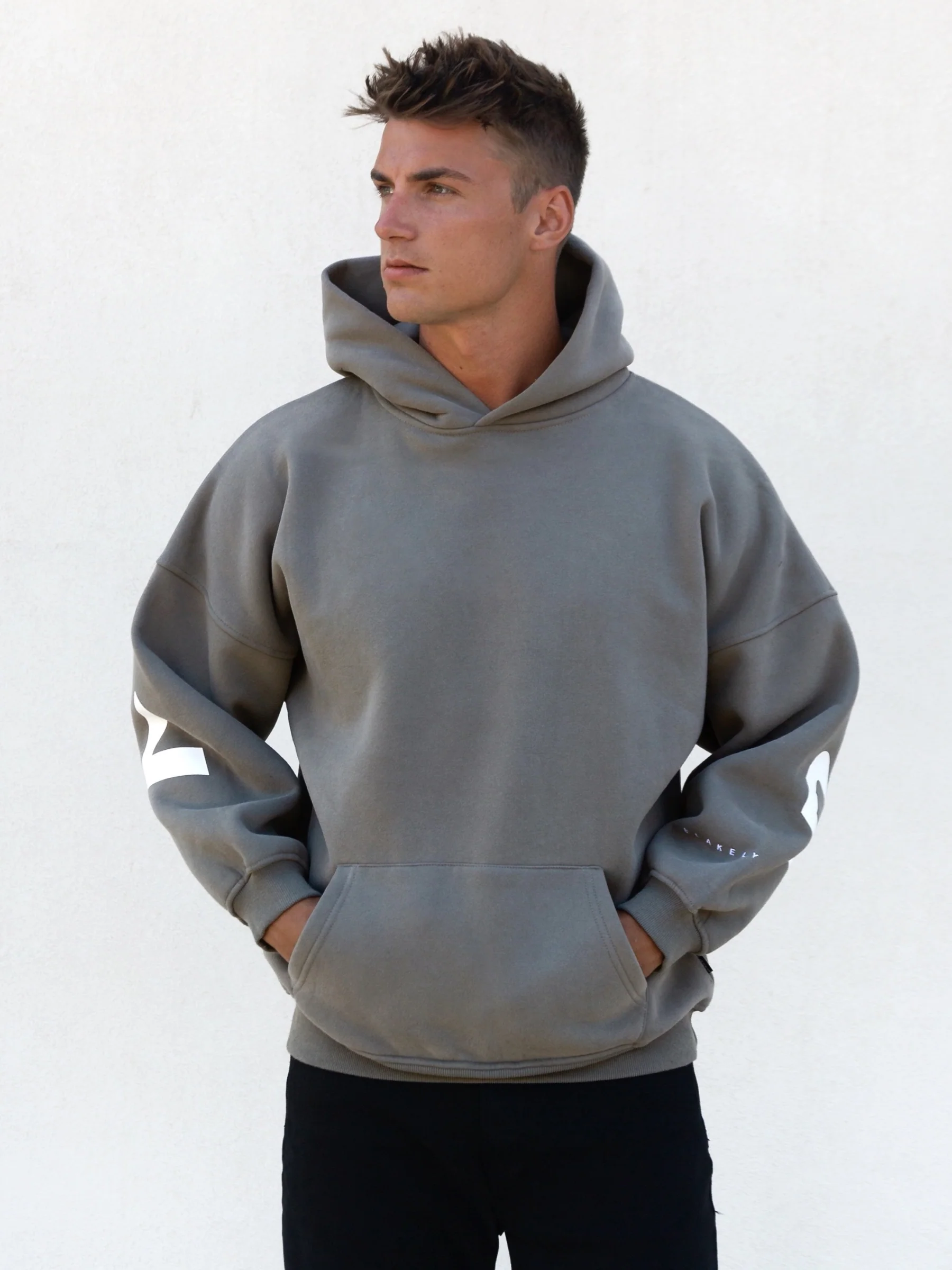 Idris Oversized Hoodie - Safari Green - Image 6