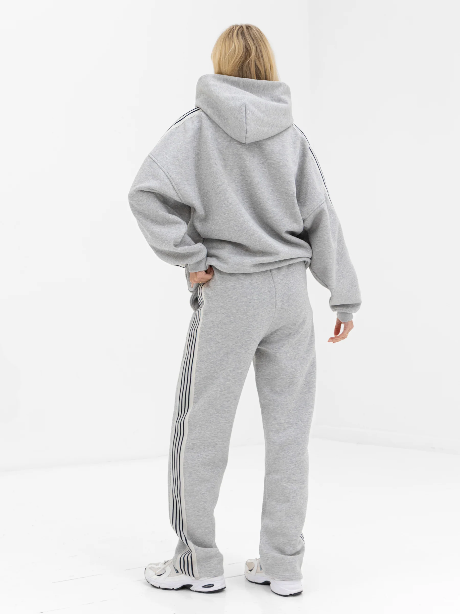 Immani Oversized Hoodie - Marl Grey - Image 4