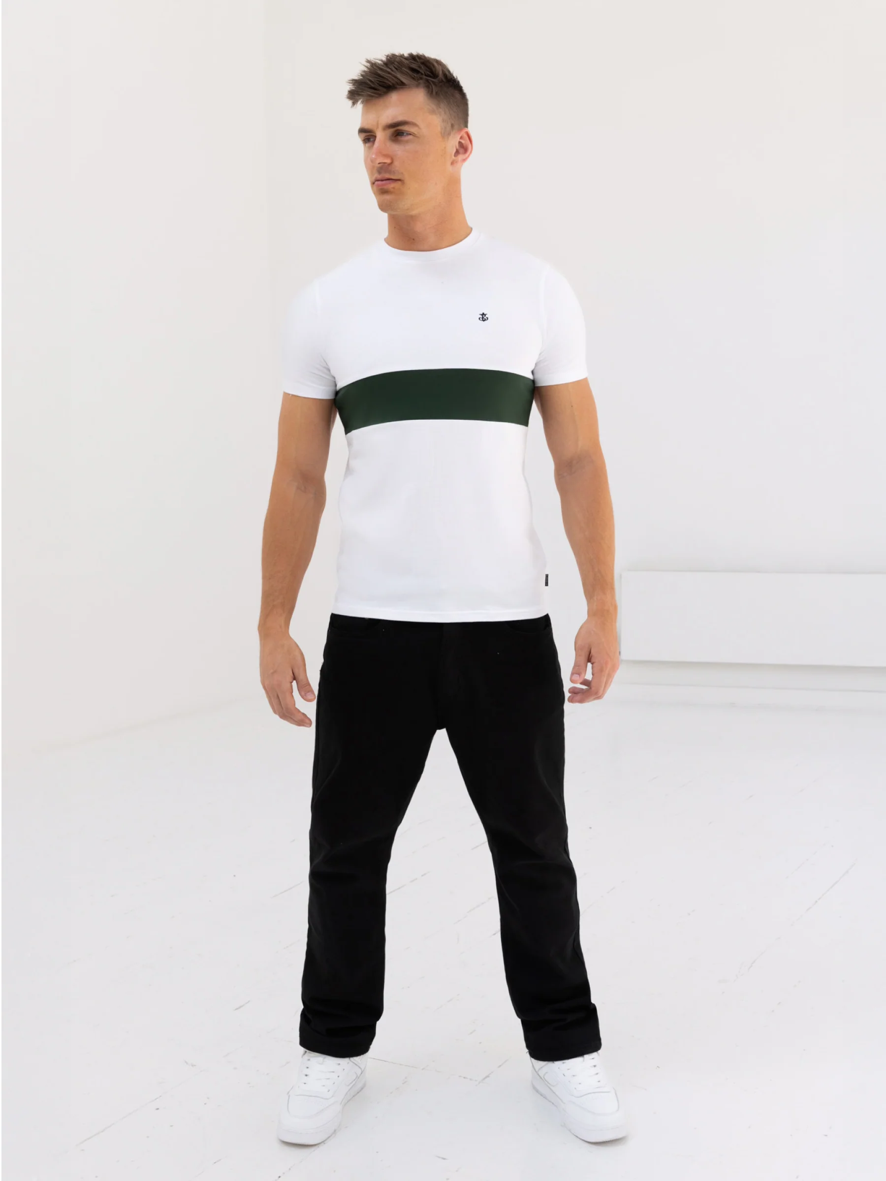 Iowa T-Shirt - White & Green - Image 3