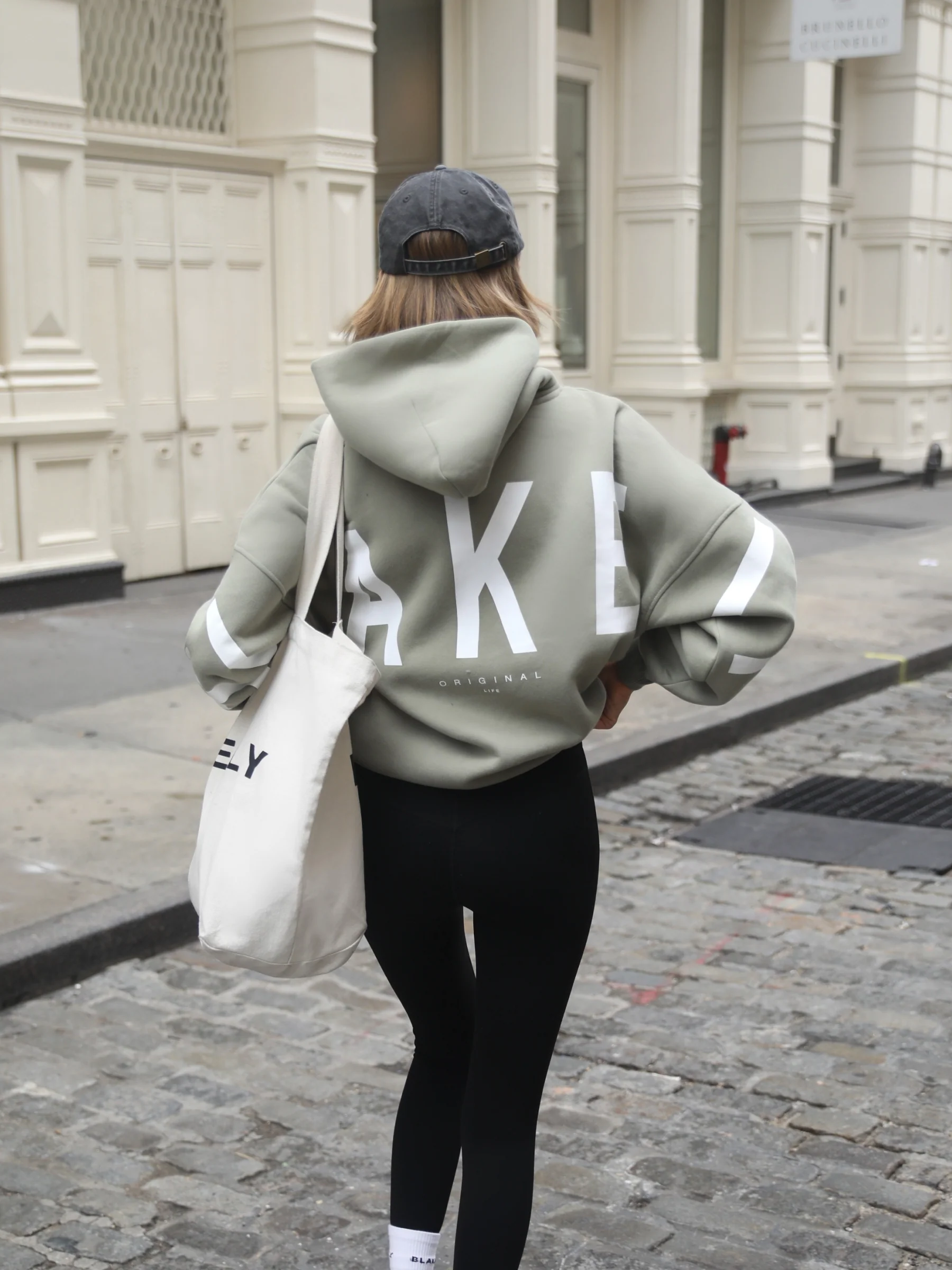 Isabel Oversized Hoodie - Olive - Image 6