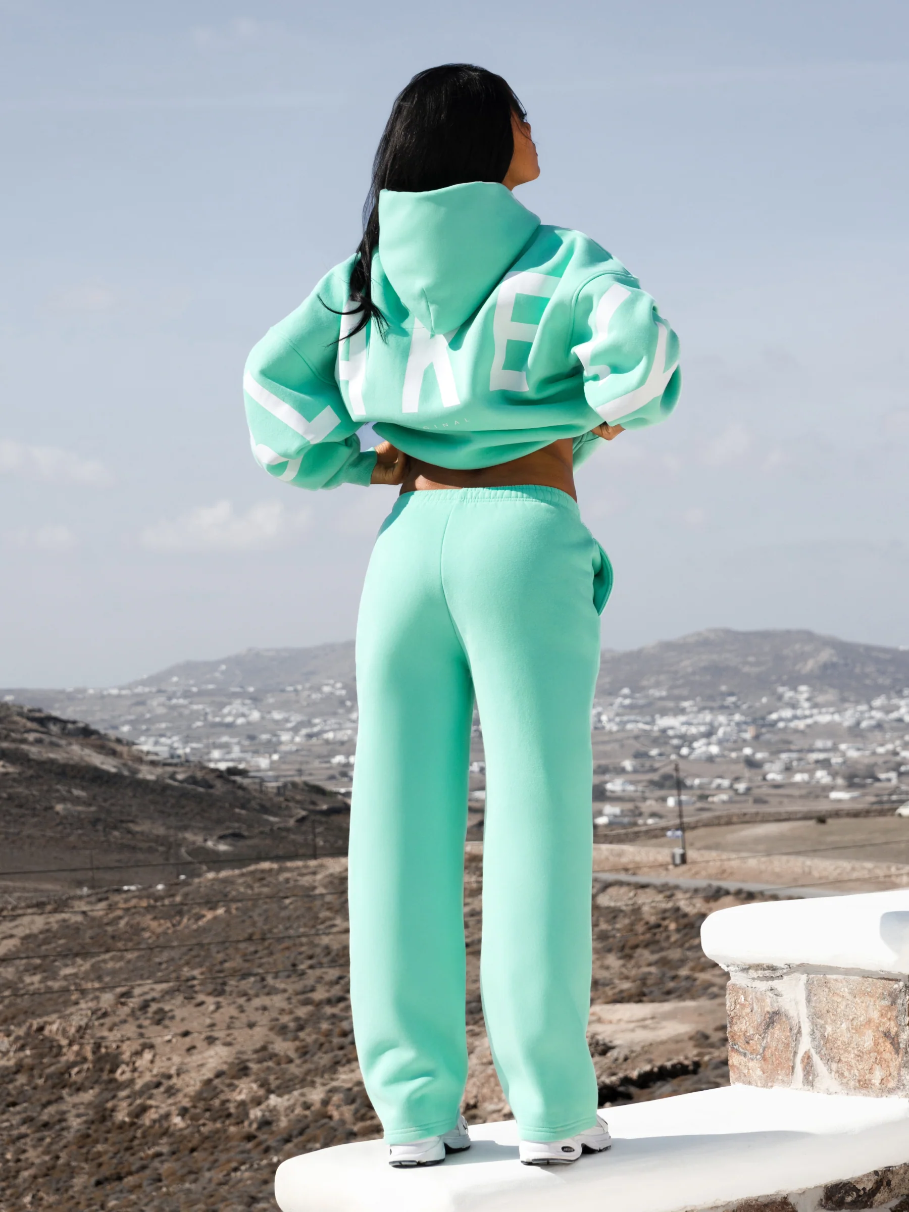 Isabel Oversized Hoodie - Bright Mint - Image 3