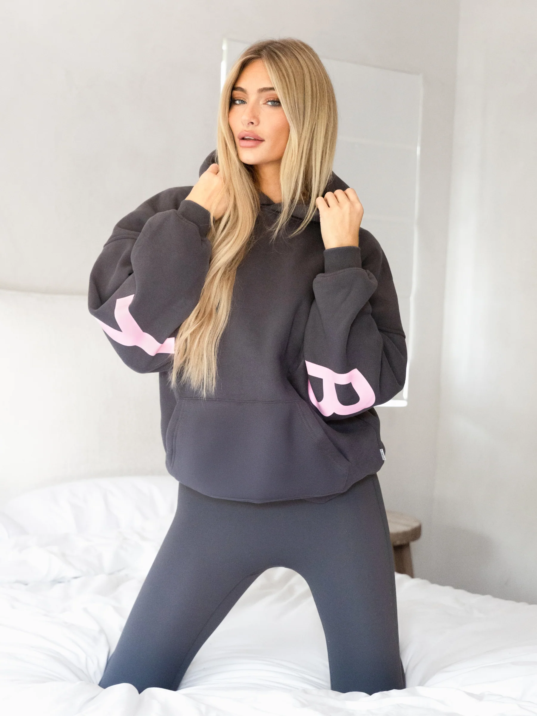 Isabel Oversized Hoodie - Graphite - Image 3