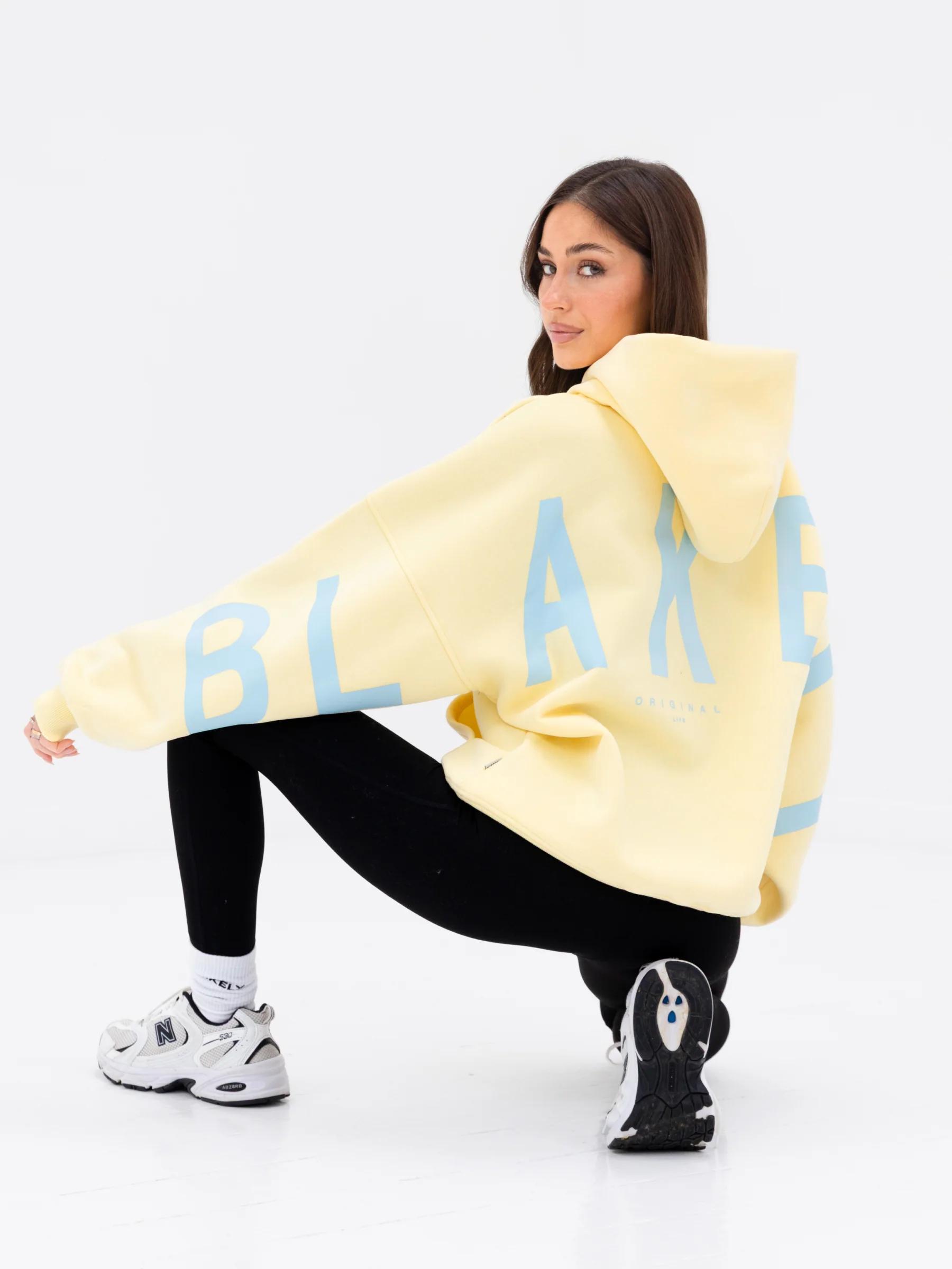 Isabel Oversized Hoodie - Pastel Yellow - Image 5