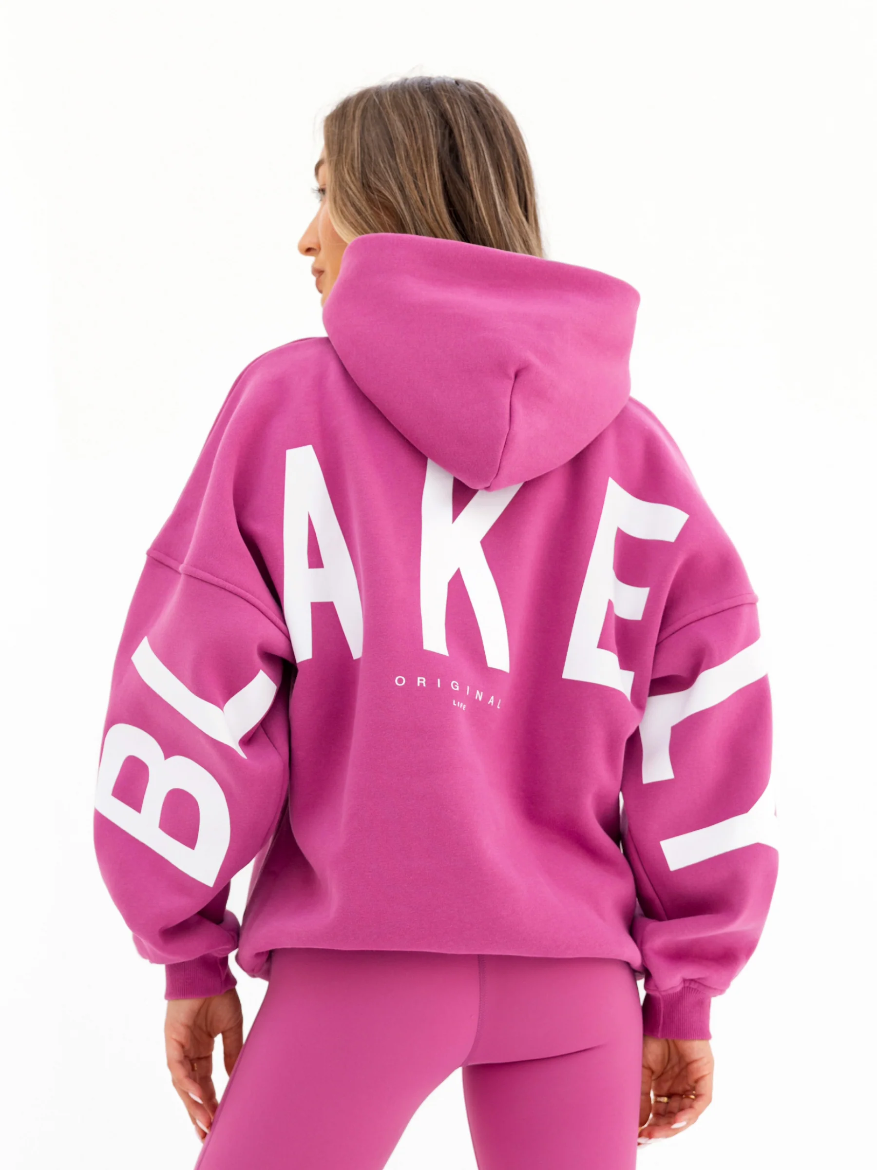 Isabel Oversized Hoodie - Pink - Image 5