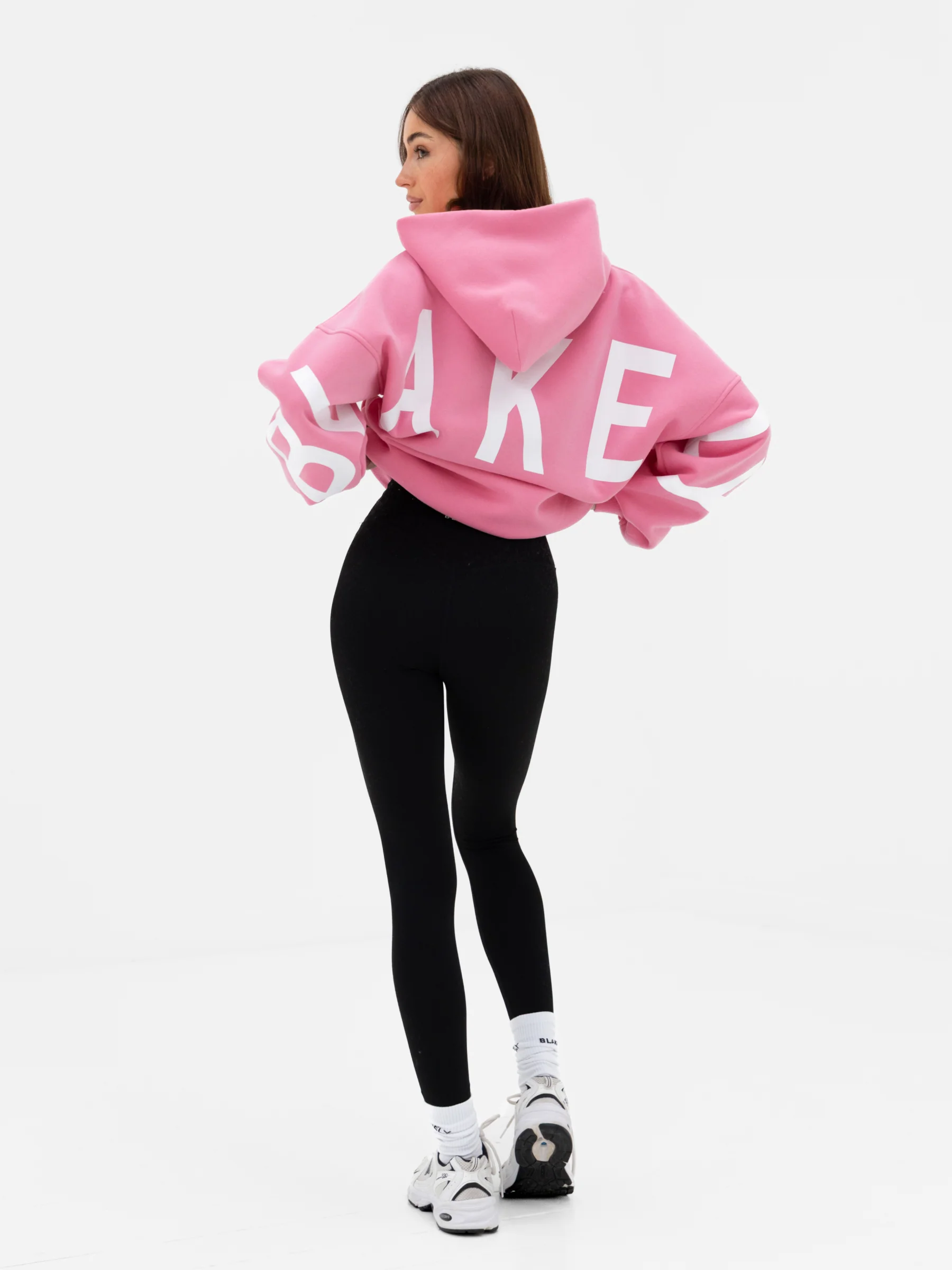 Isabel Oversized Hoodie - Rosy Pink - Image 3