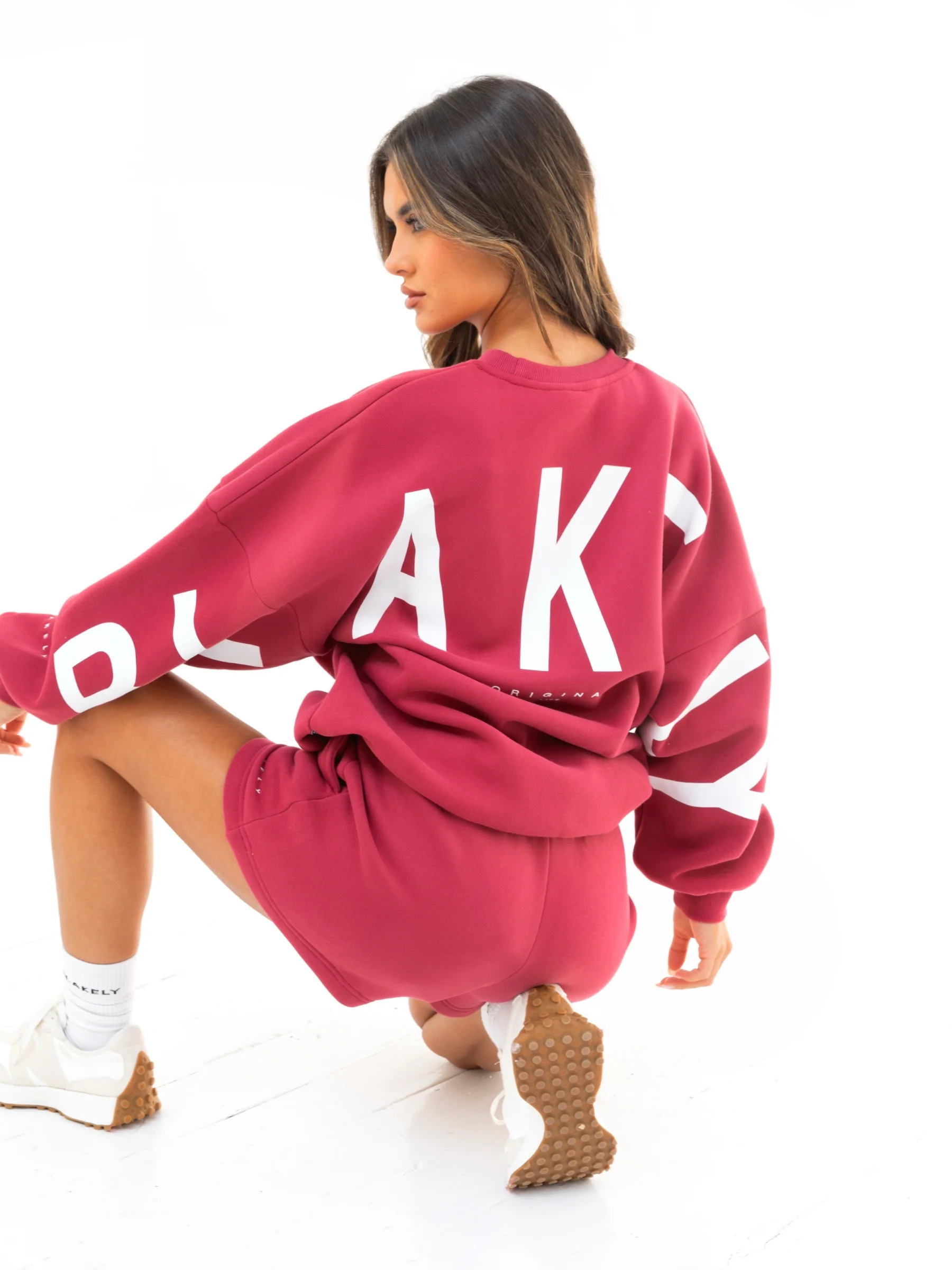 Isabel Oversized Jumper - Deep Pink - Image 3