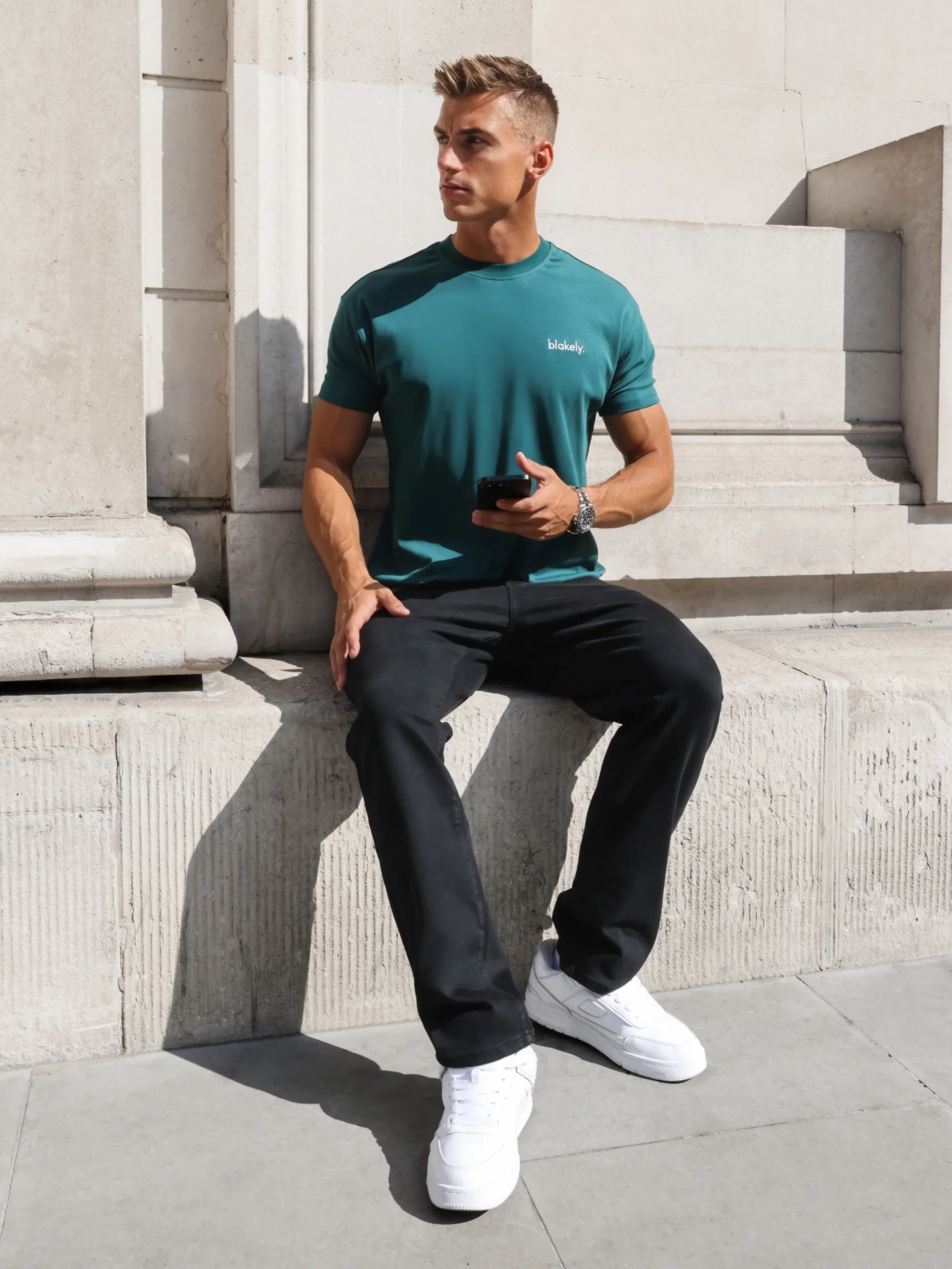 Iver Relaxed T-Shirt - Deep Green - Image 5