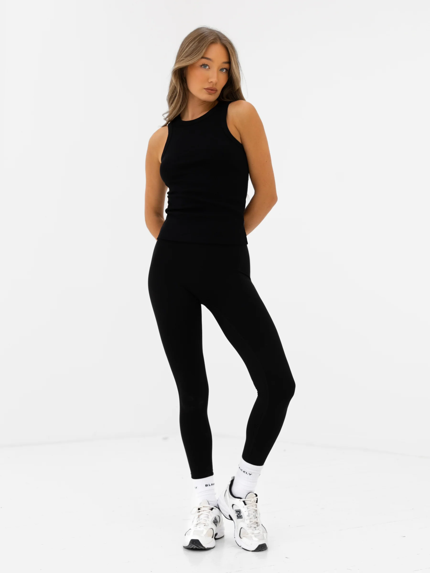 Jada Vest Top - Black - Image 3