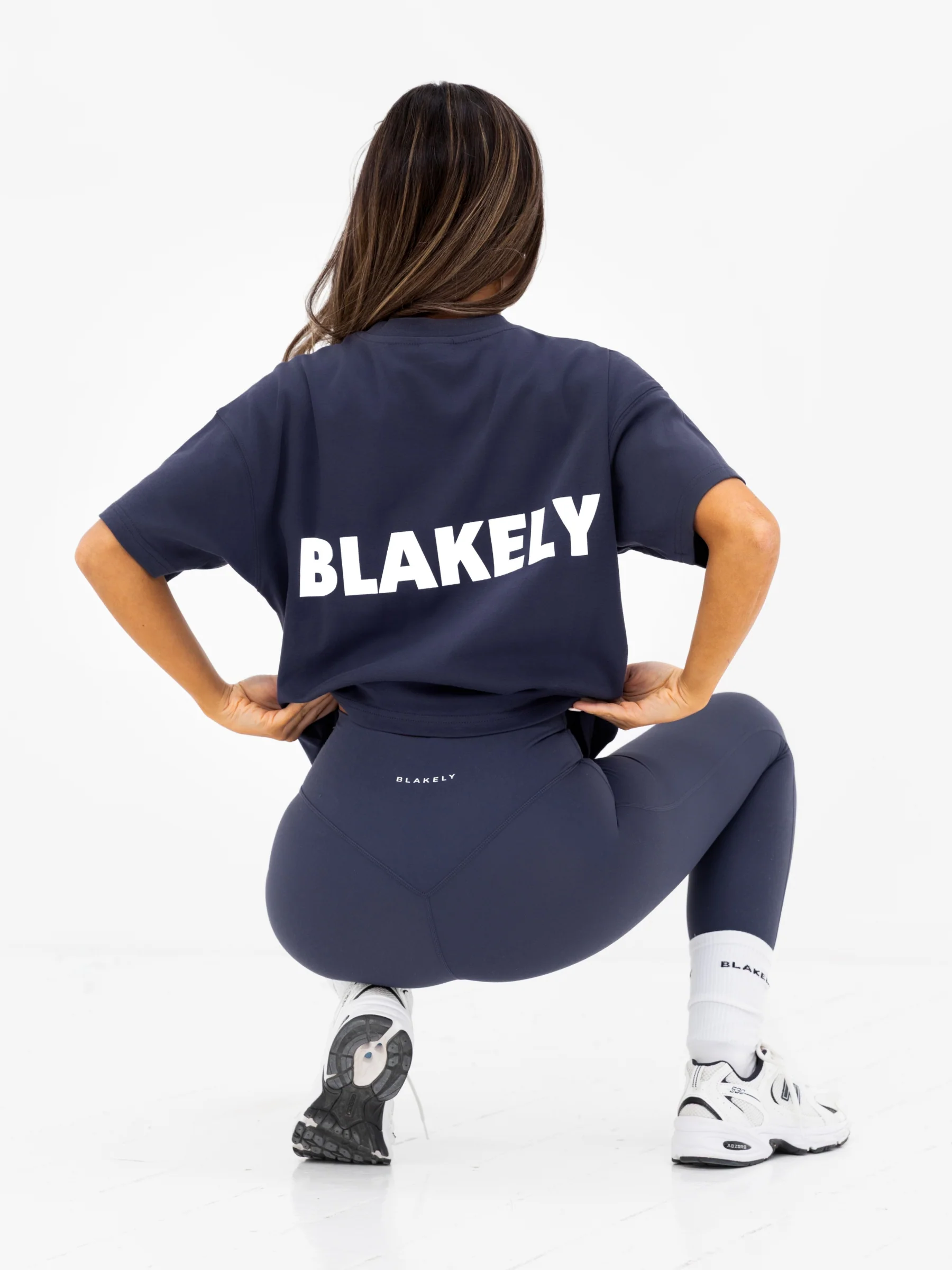 Kayla Oversized T-Shirt - True Navy - Image 3