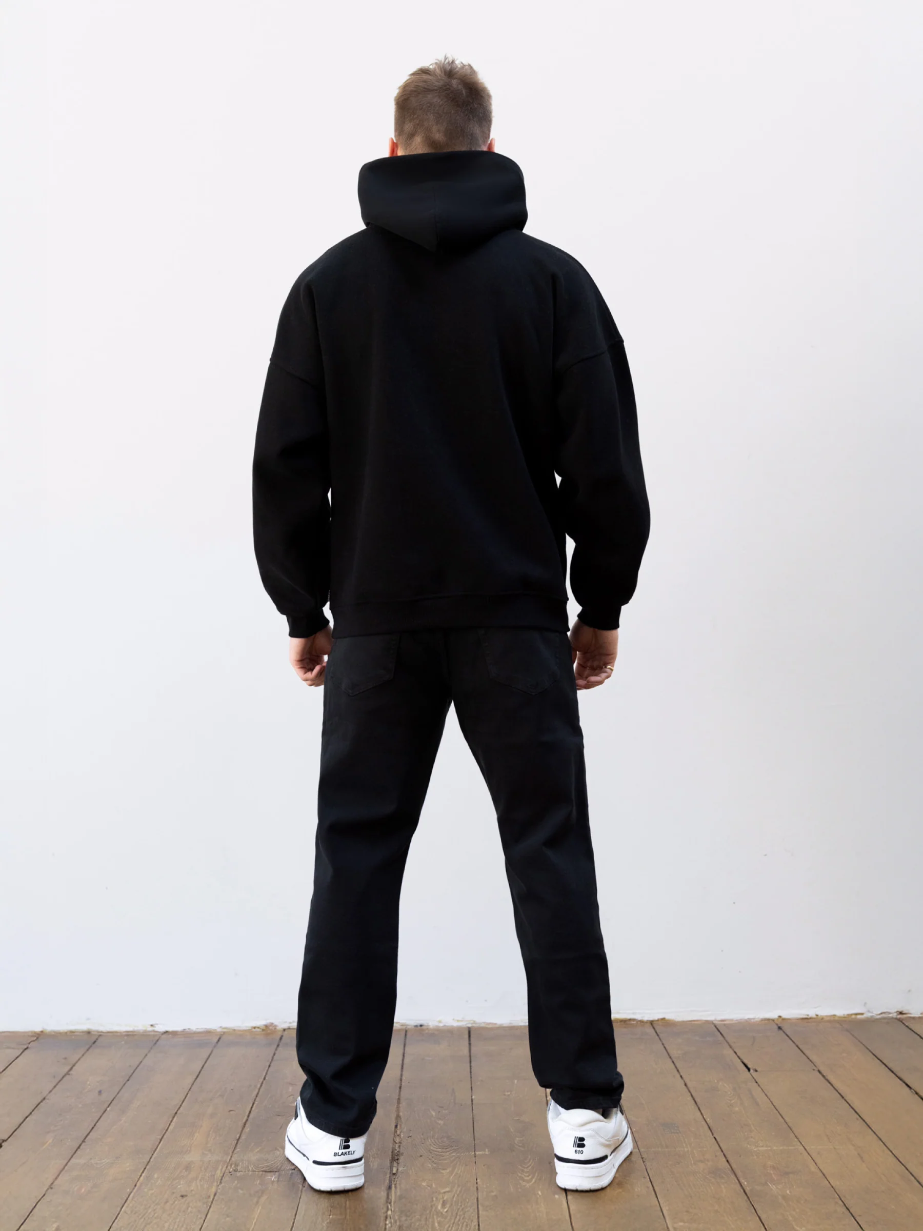 Legacy Relaxed Hoodie - Black - Image 4