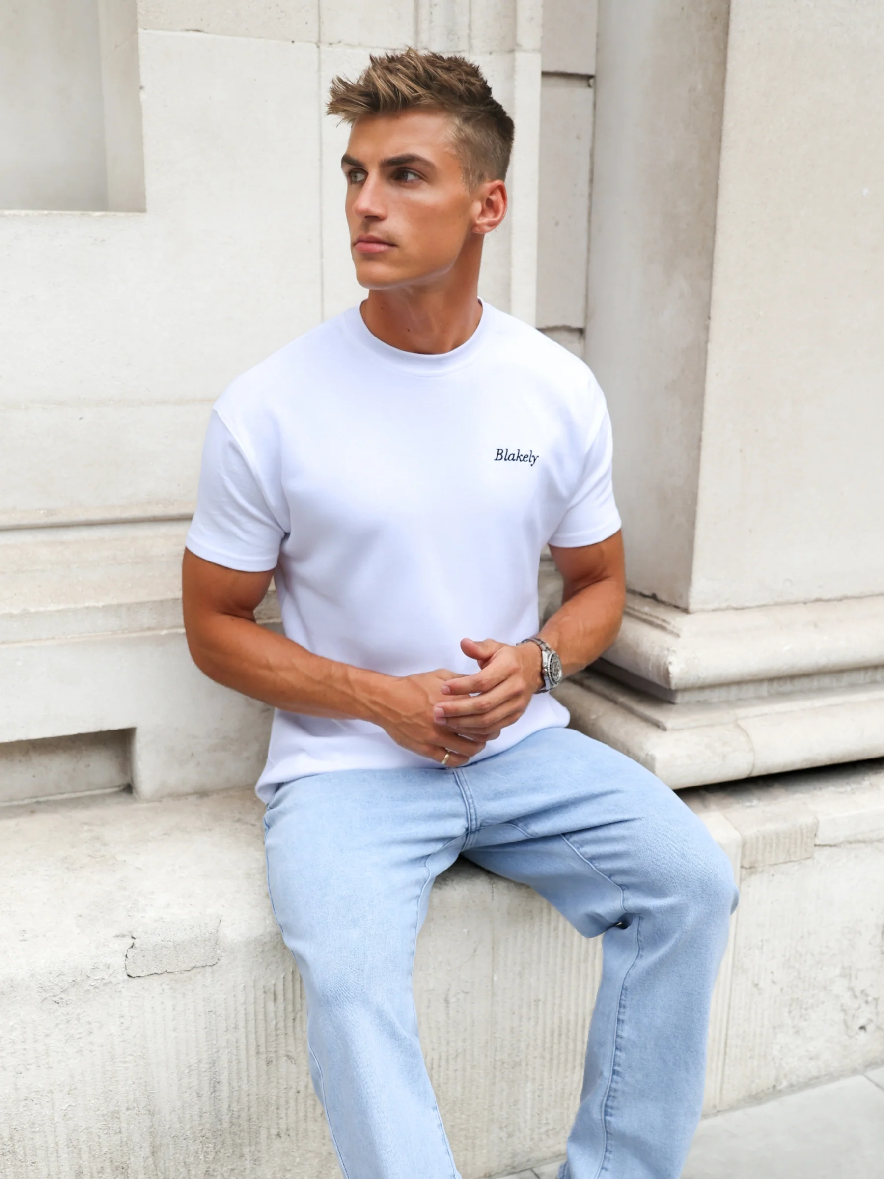 Lemon Print Relaxed T-Shirt - White - Image 4