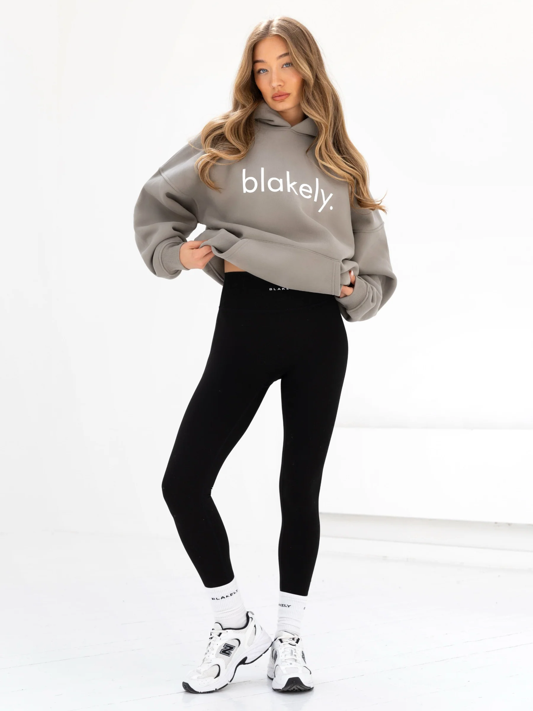 Logo Oversized Hoodie - Washed Khaki - Image 5