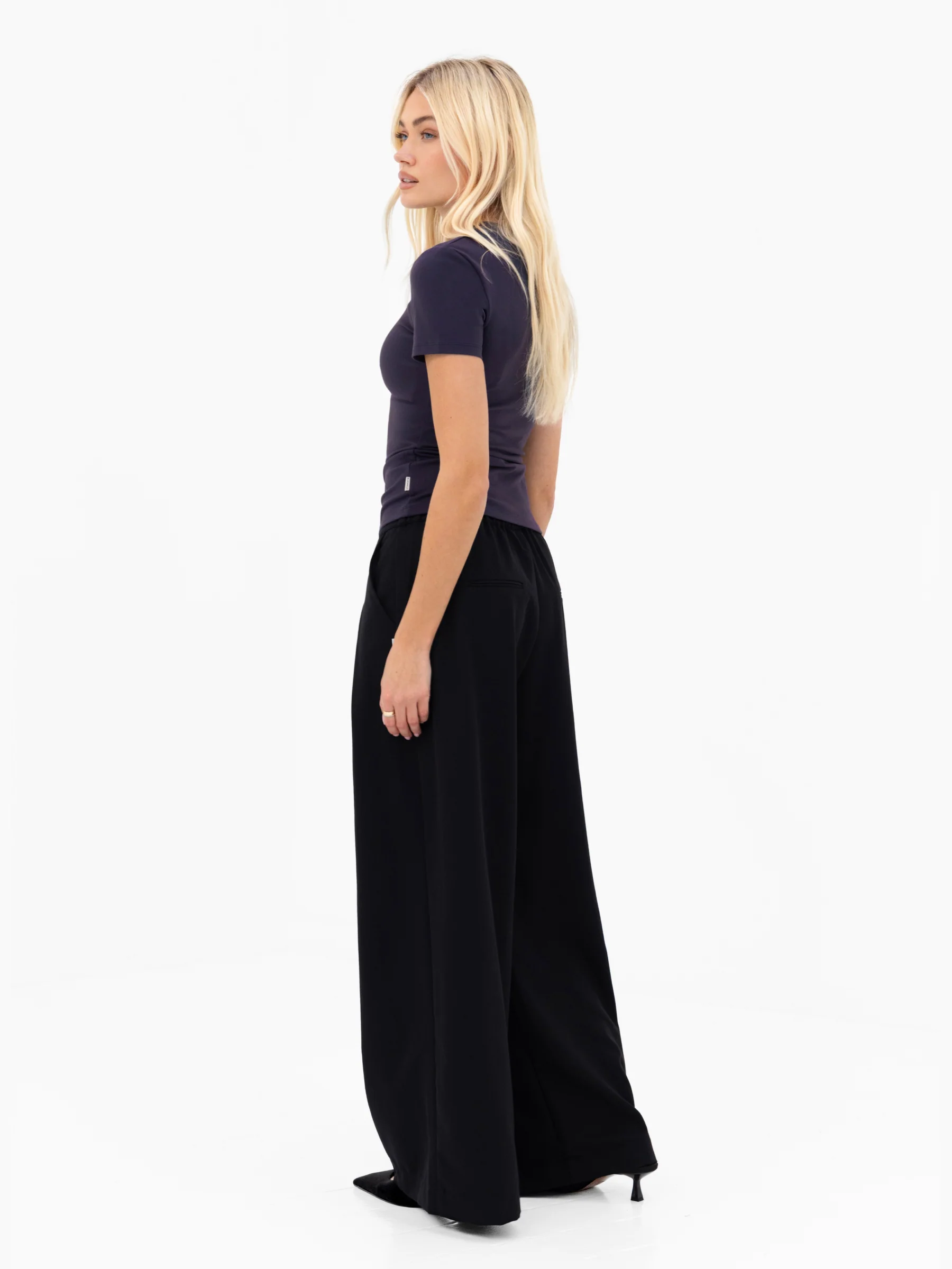 Lucia Baby Tee - Soft Navy - Image 4