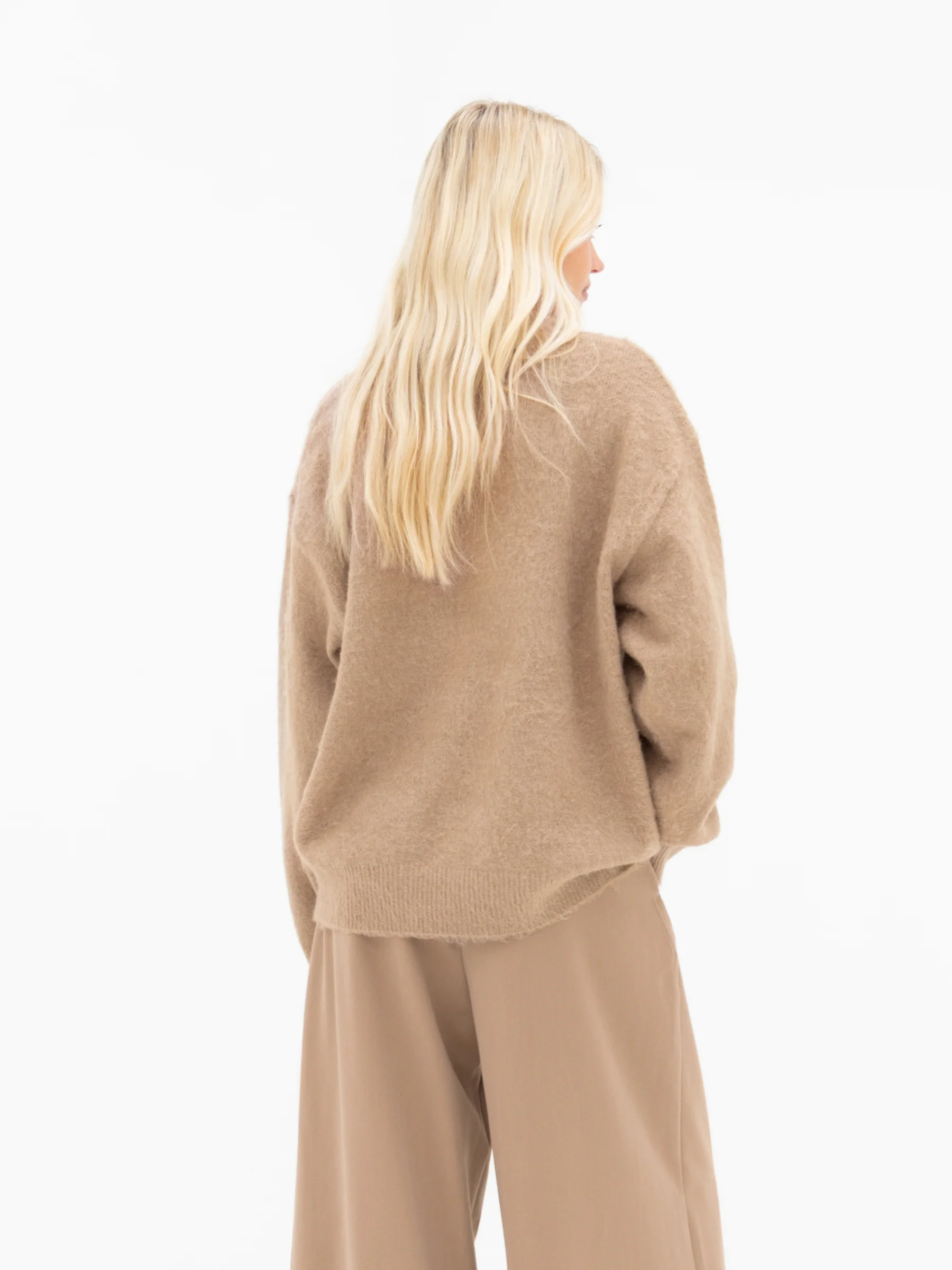 Mindy Knitted Jumper - Tan - Image 2