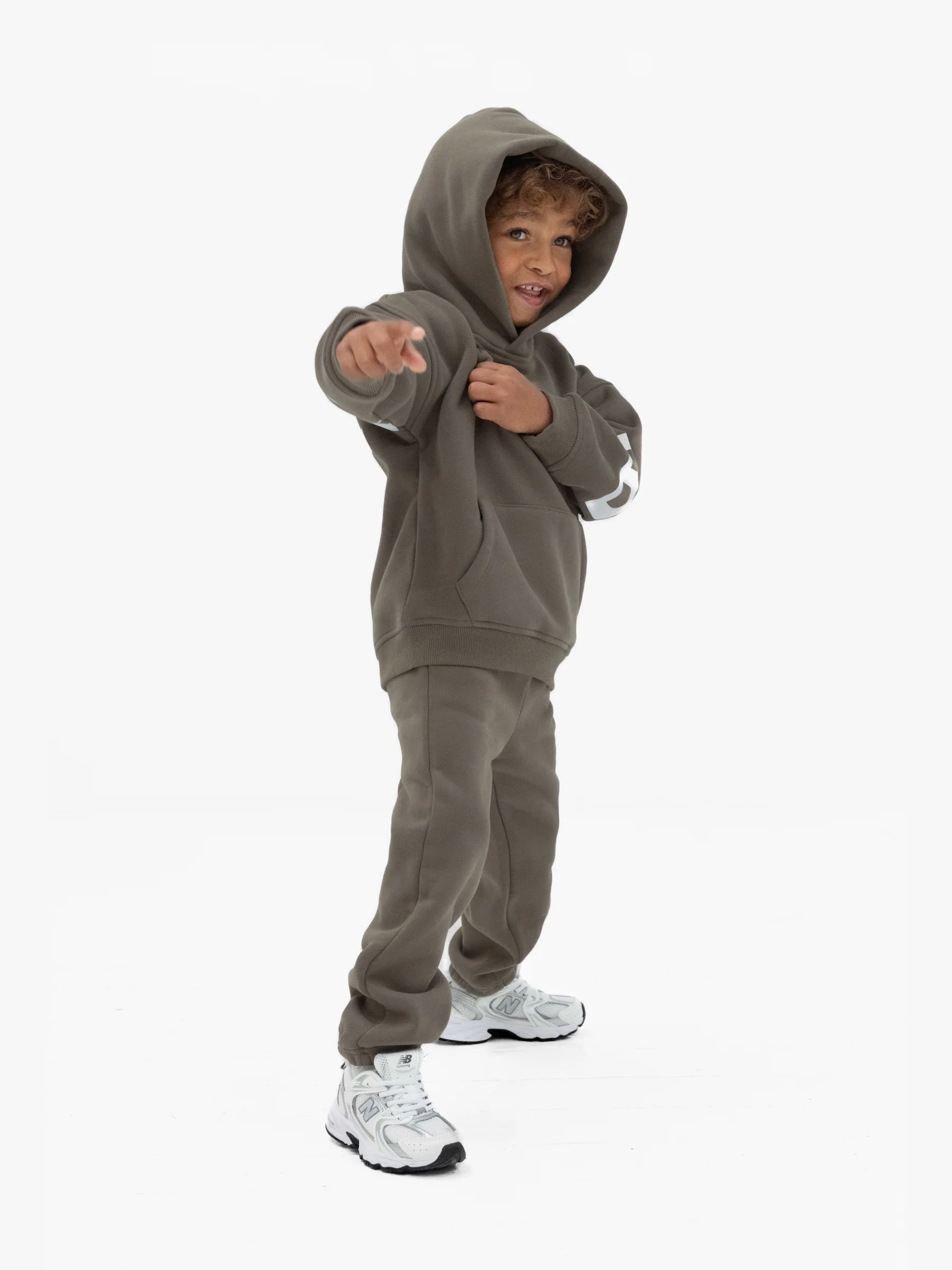 Mini Blakely Hoodie - Safari Green - Image 6