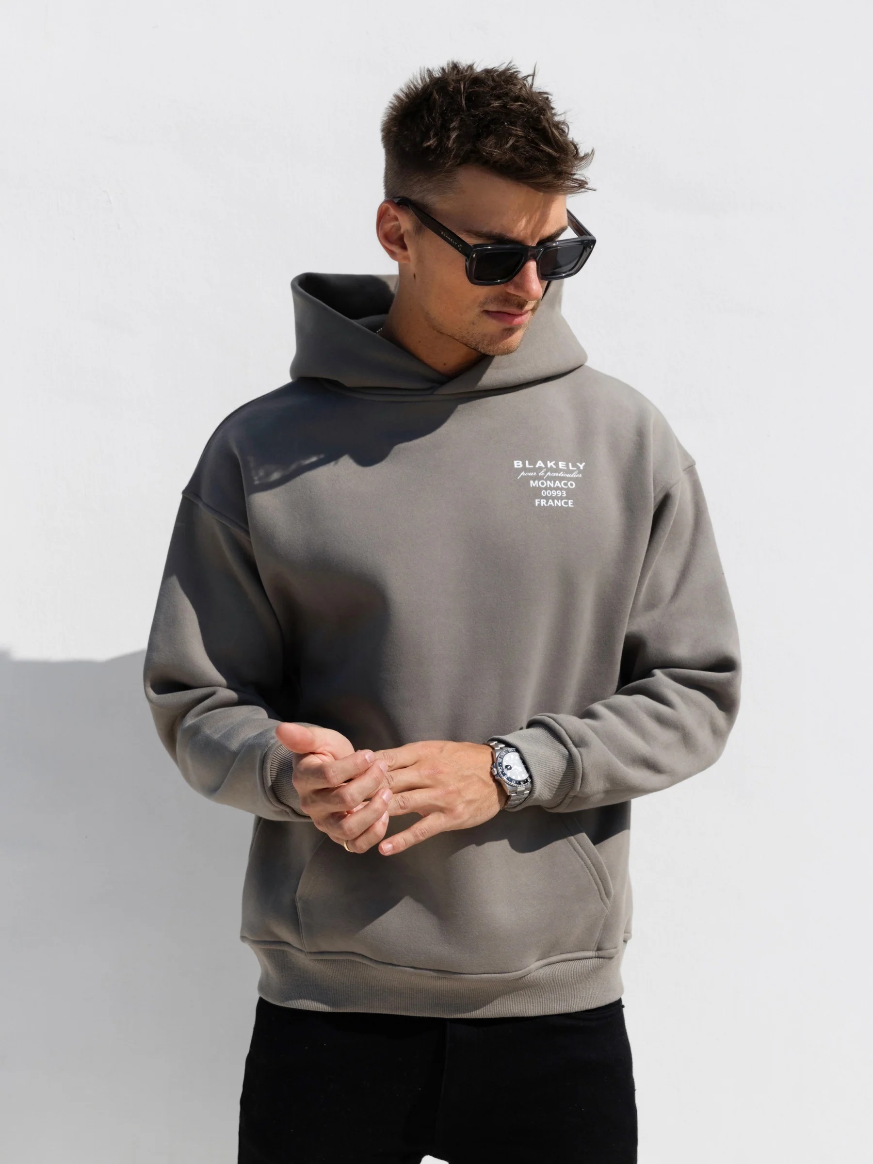 Monaco Relaxed Hoodie - Safari Green - Image 2