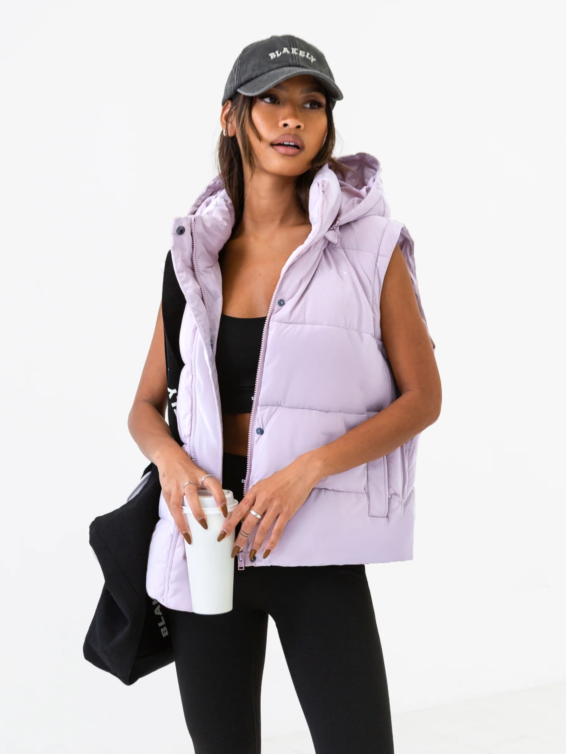 Multiway Puffer Coat 2 - Purple - Image 2