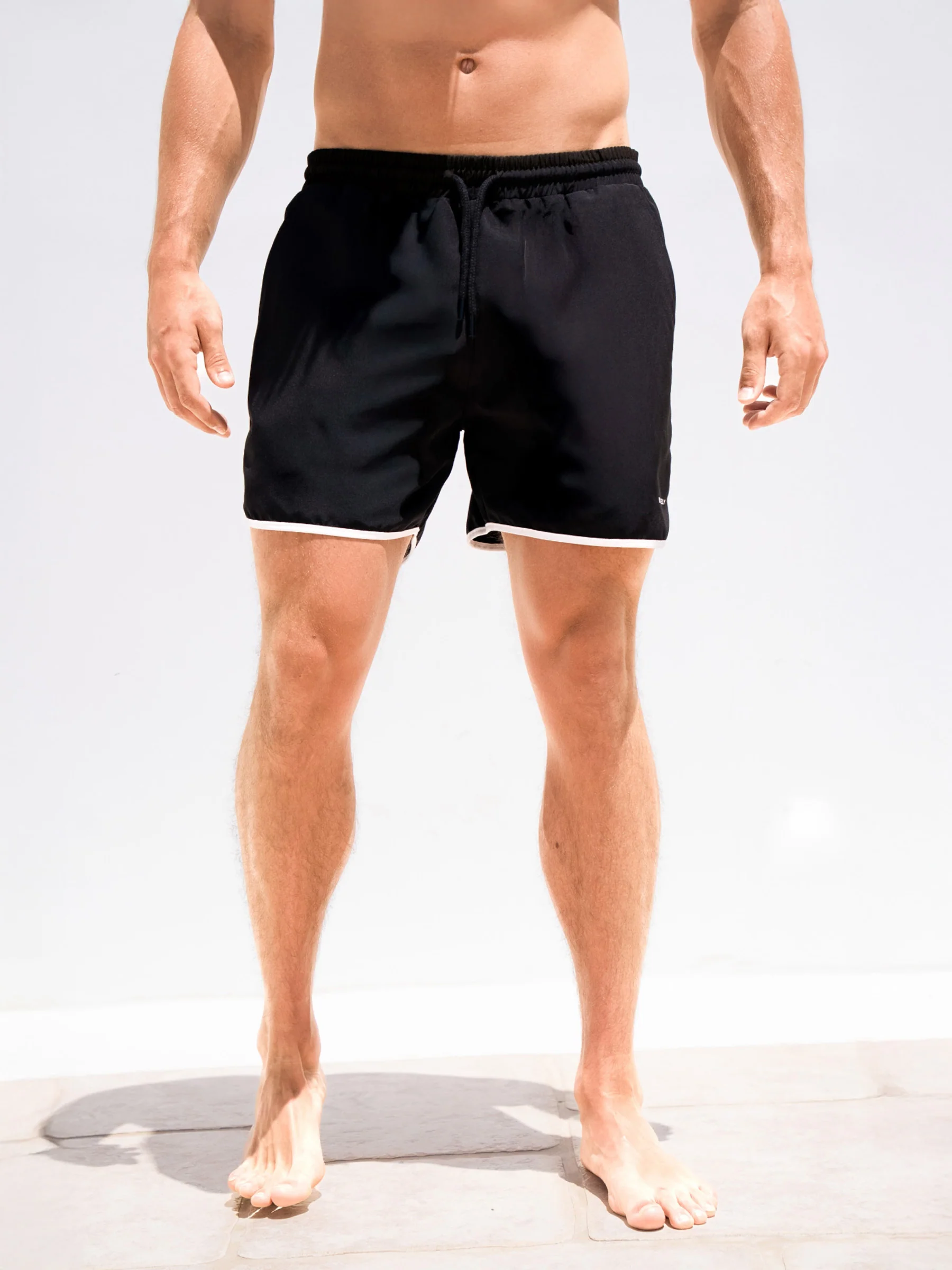 Panel Swim Shorts - Black - Image 6