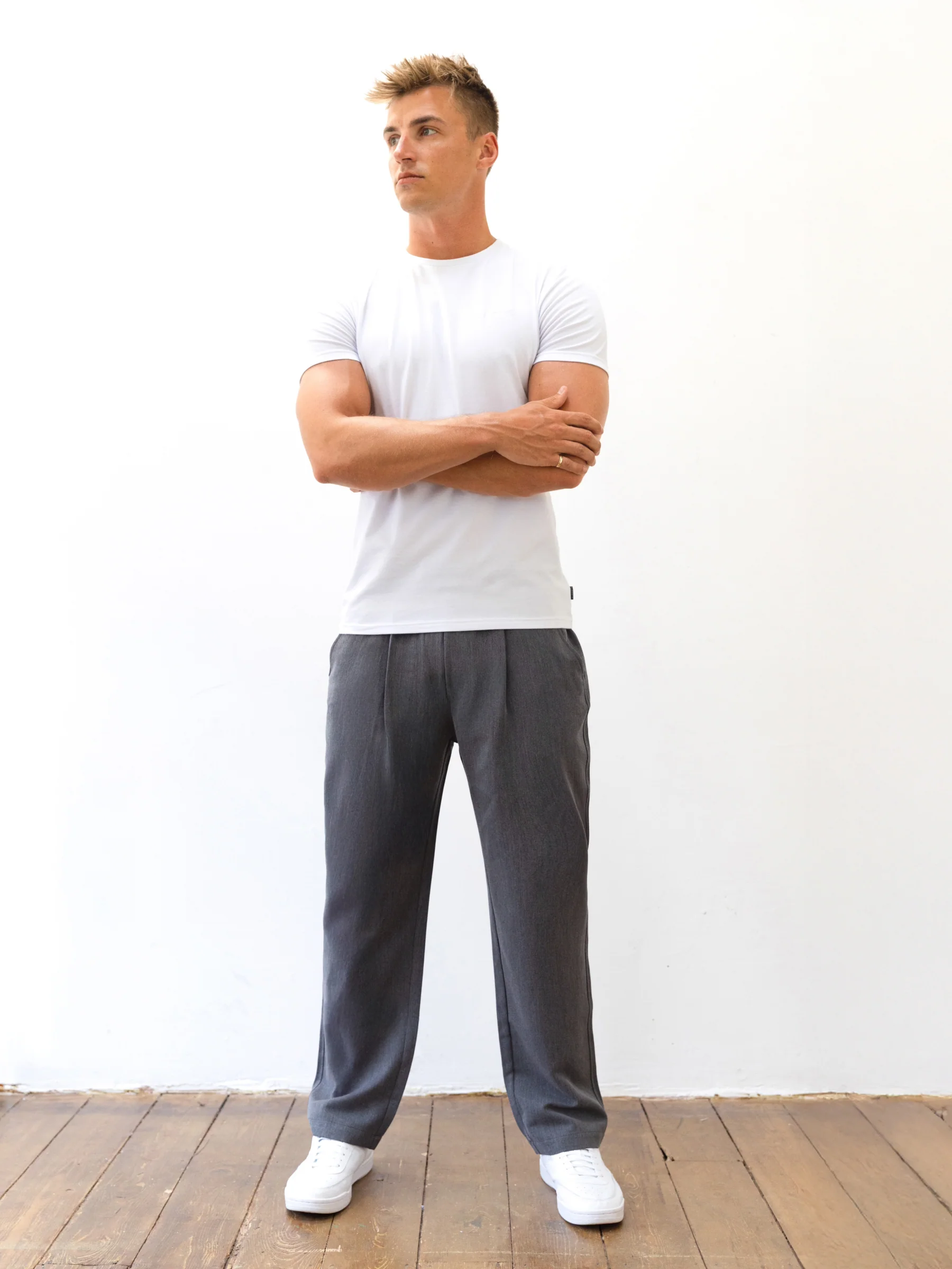 Preston Trousers - Grey - Image 3
