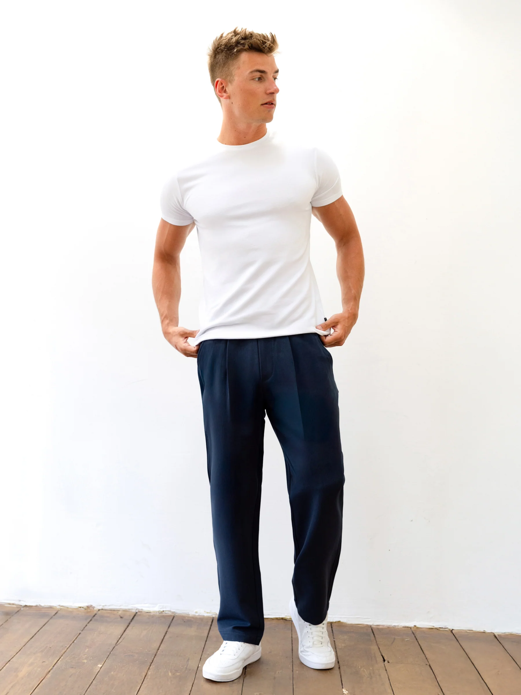 Preston Trousers - Navy - Image 6