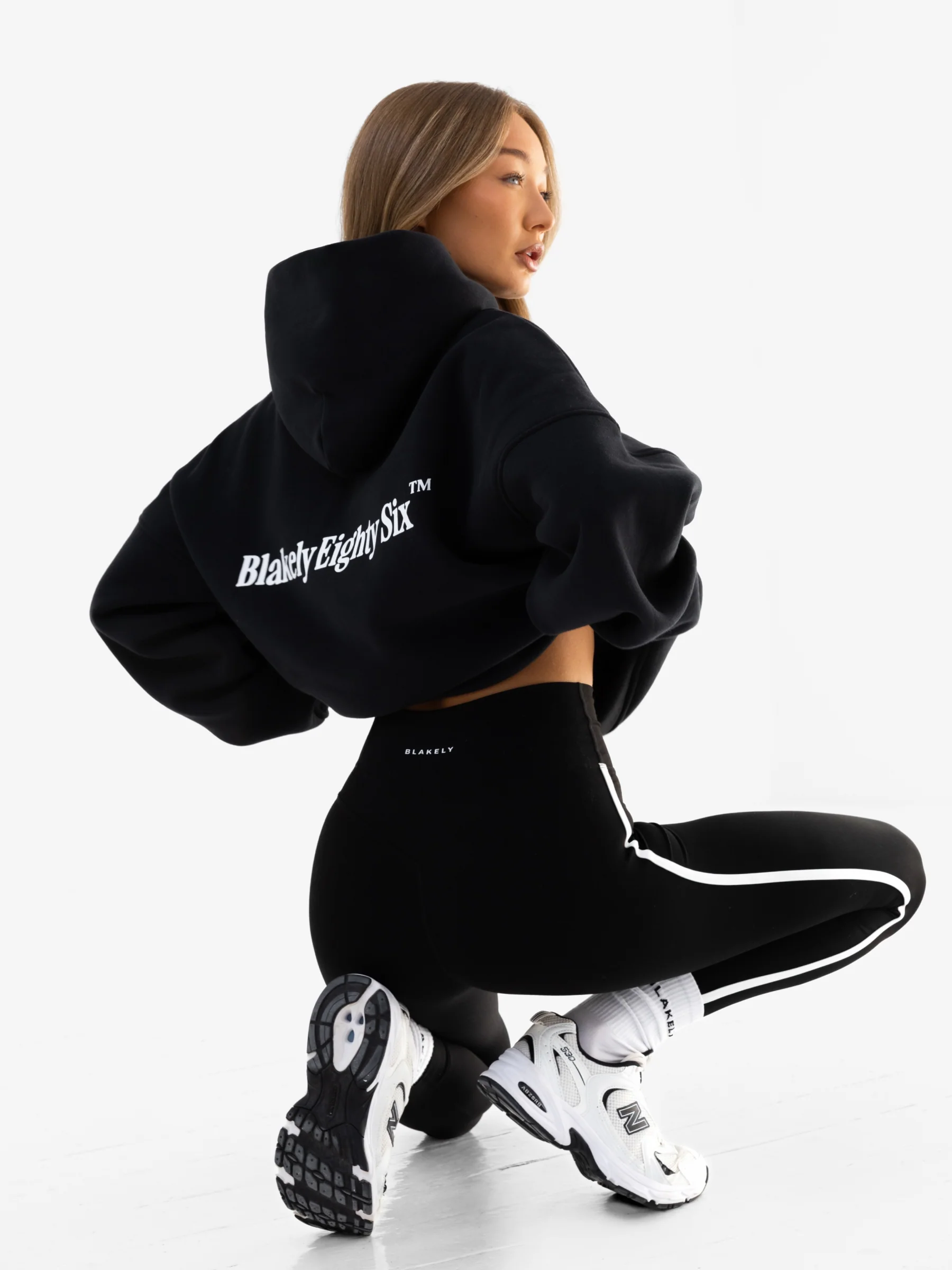 Romi Oversized Hoodie - Black - Image 5