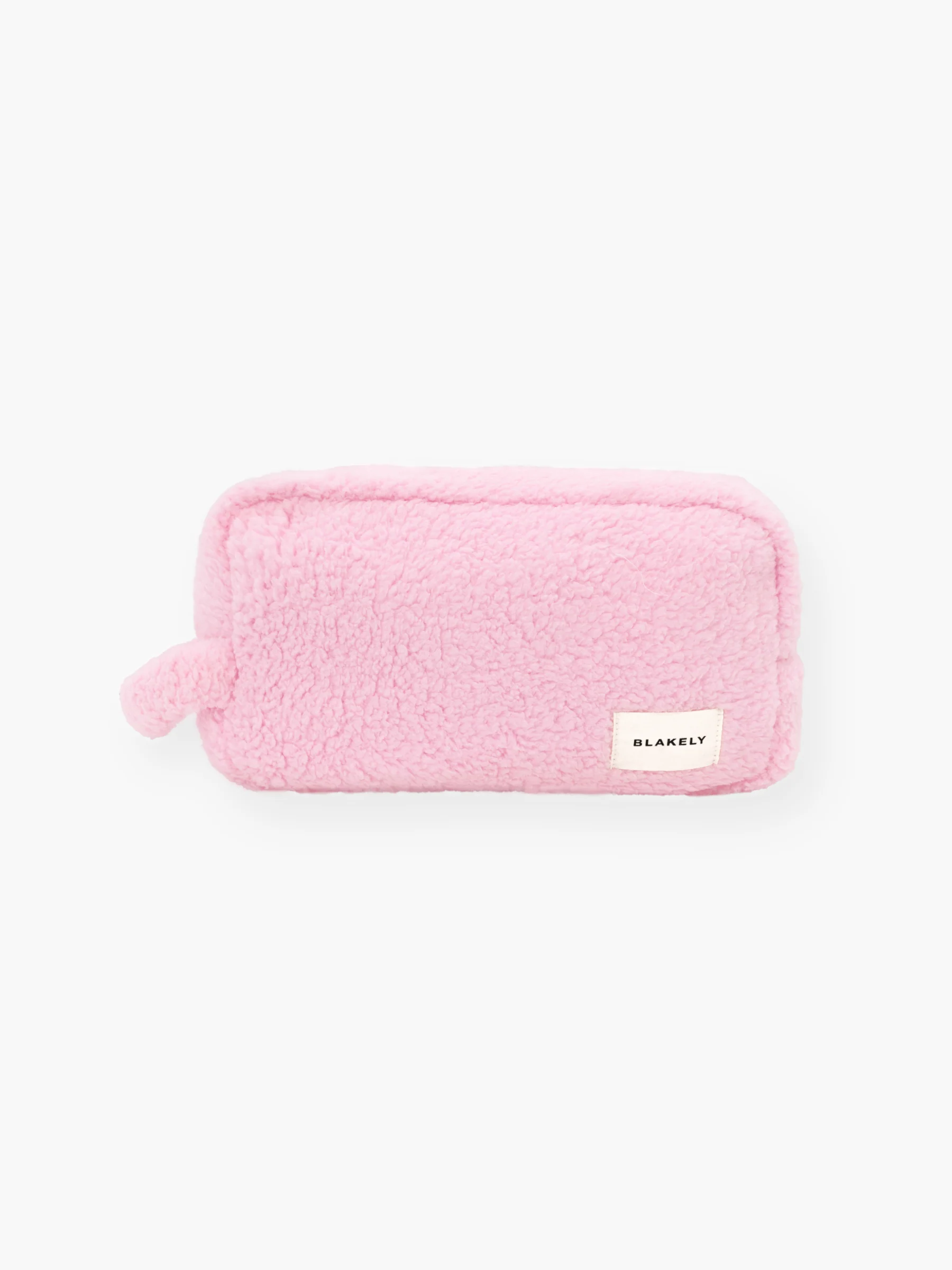 Rosie Fluffy Makeup Bag - Pale Pink